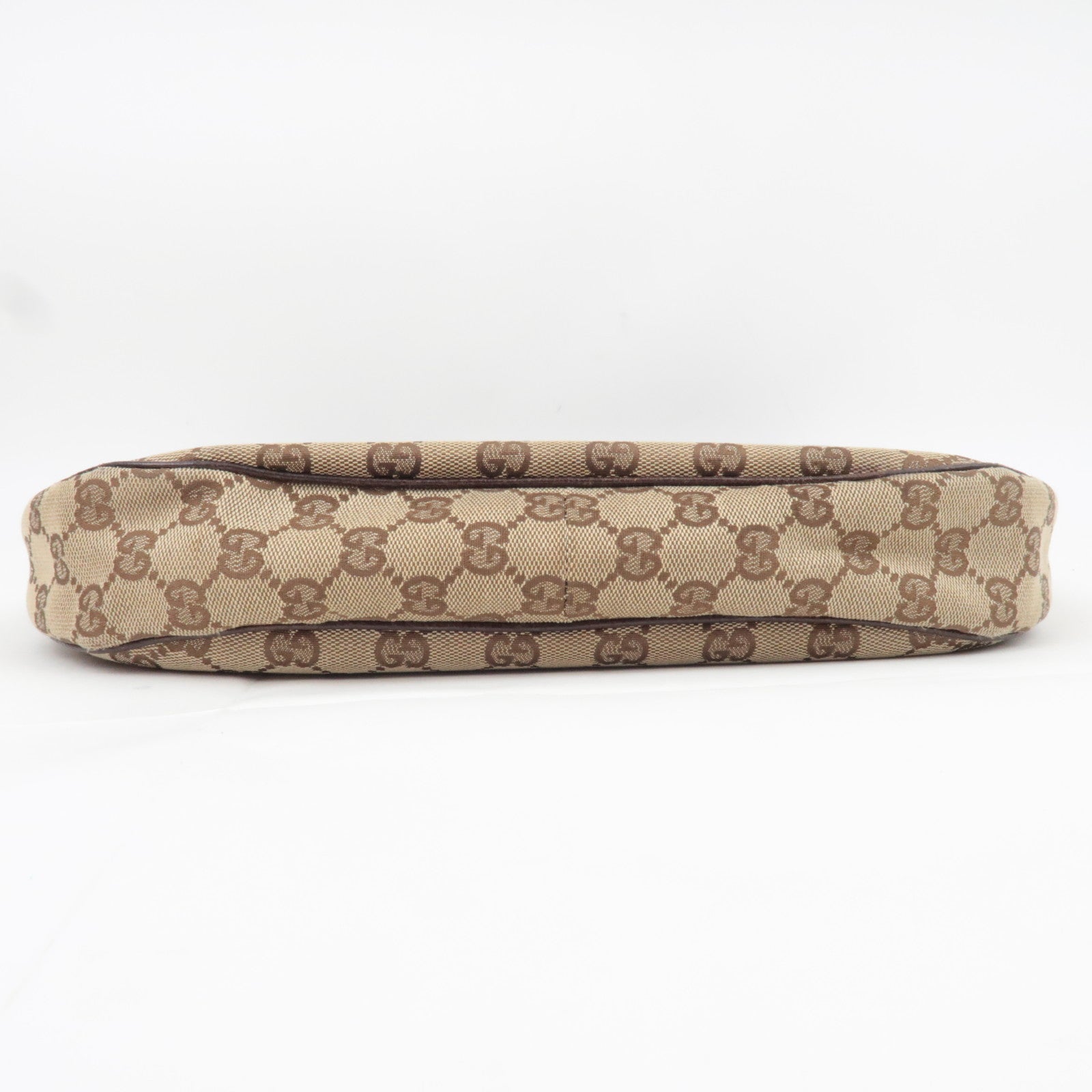 GUCCI GG Canvas Shoulder Bag Brown 122790