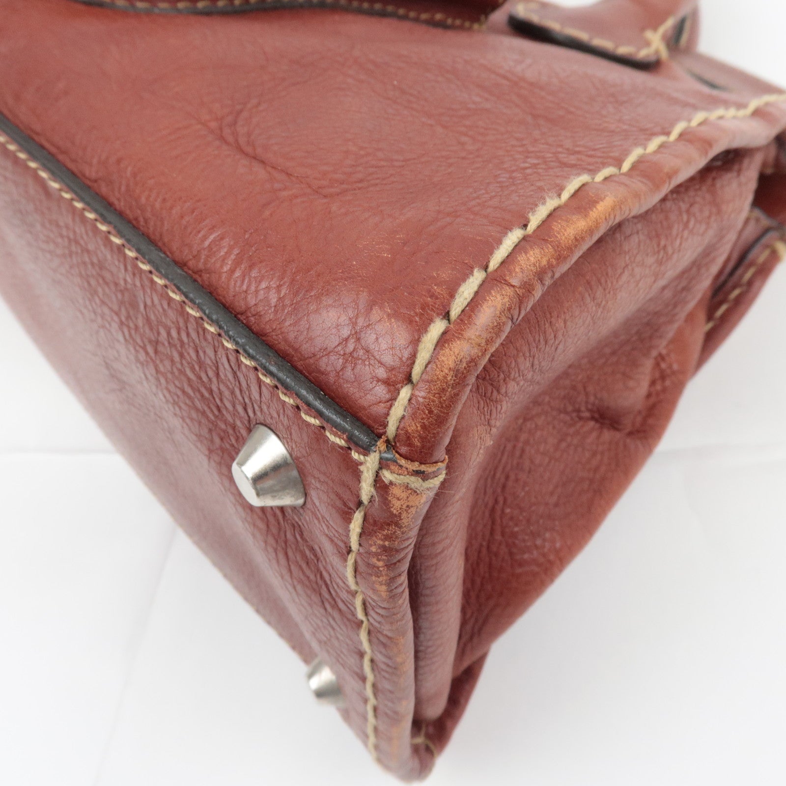 Chloe Edith Leather Handbag Brown