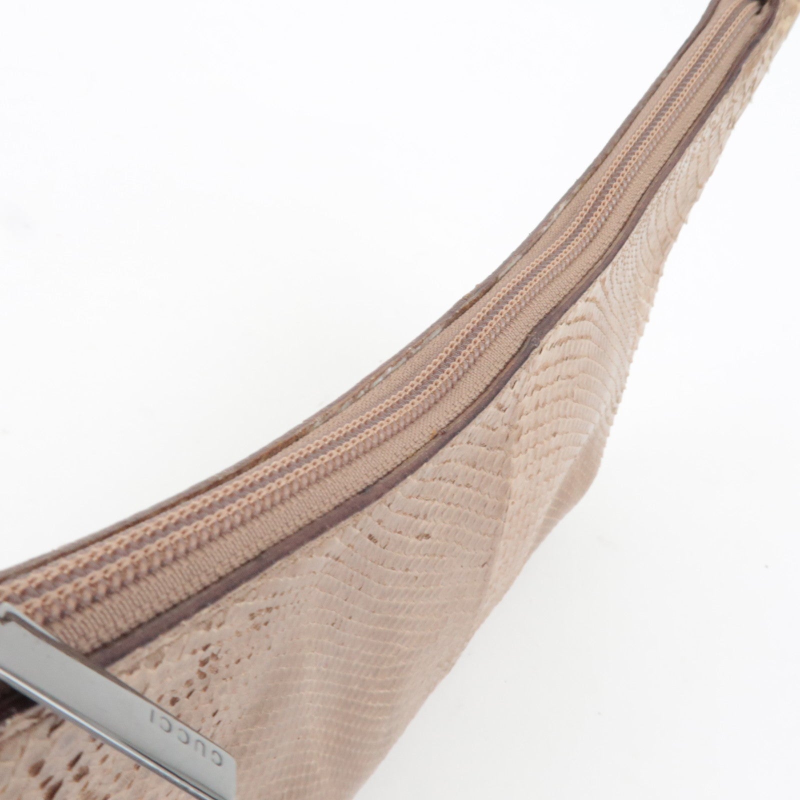 GUCCI Leather Shoulder Bag Brown 005.0813