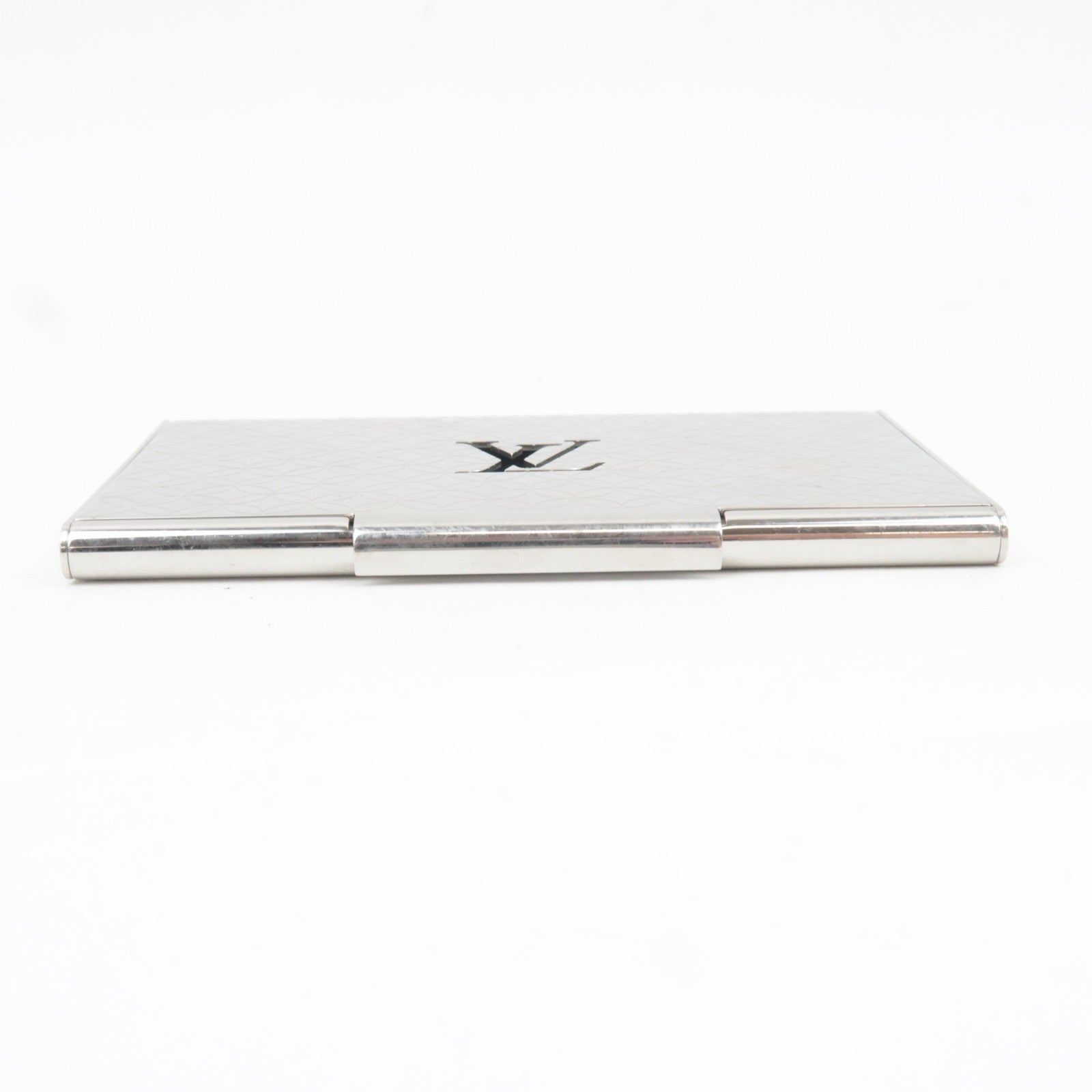 Louis Vuitton Porte Carte Champs Elysees Business Card Holder Silver Metal M65227