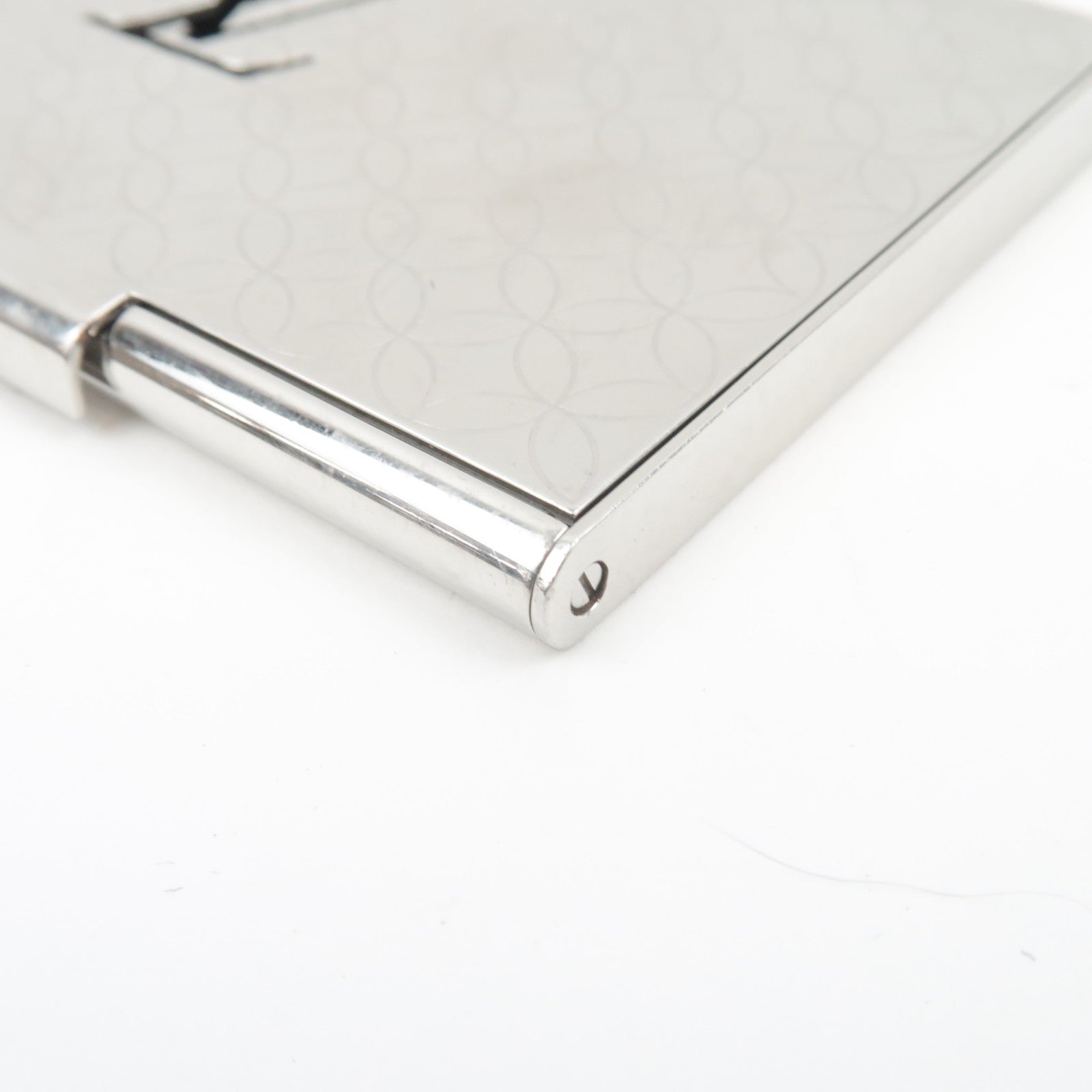 Louis Vuitton Porte Carte Champs Elysees Business Card Holder Silver Metal M65227