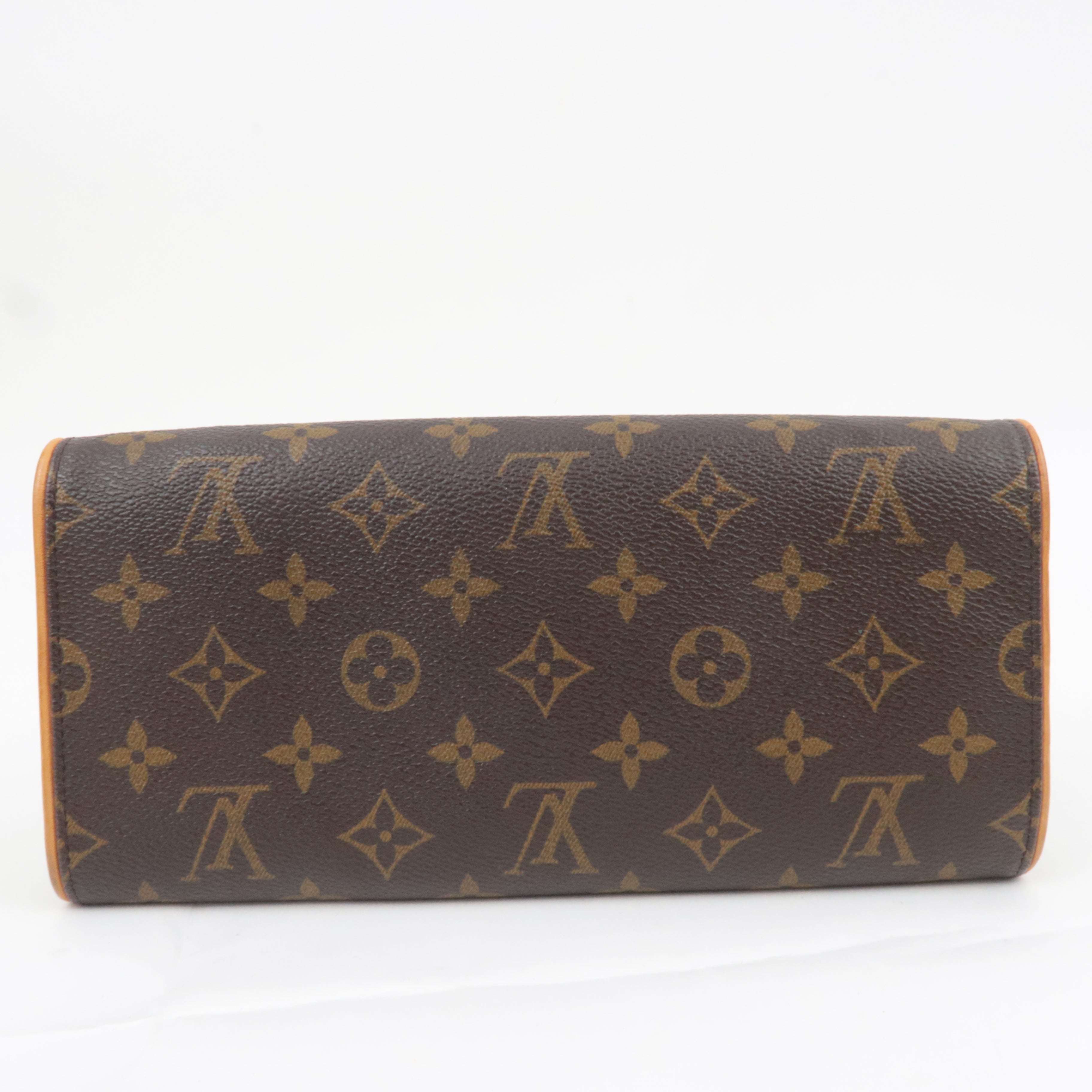 Louis Vuitton Monogram Pochette Twin GM Shoulder Bag M51852