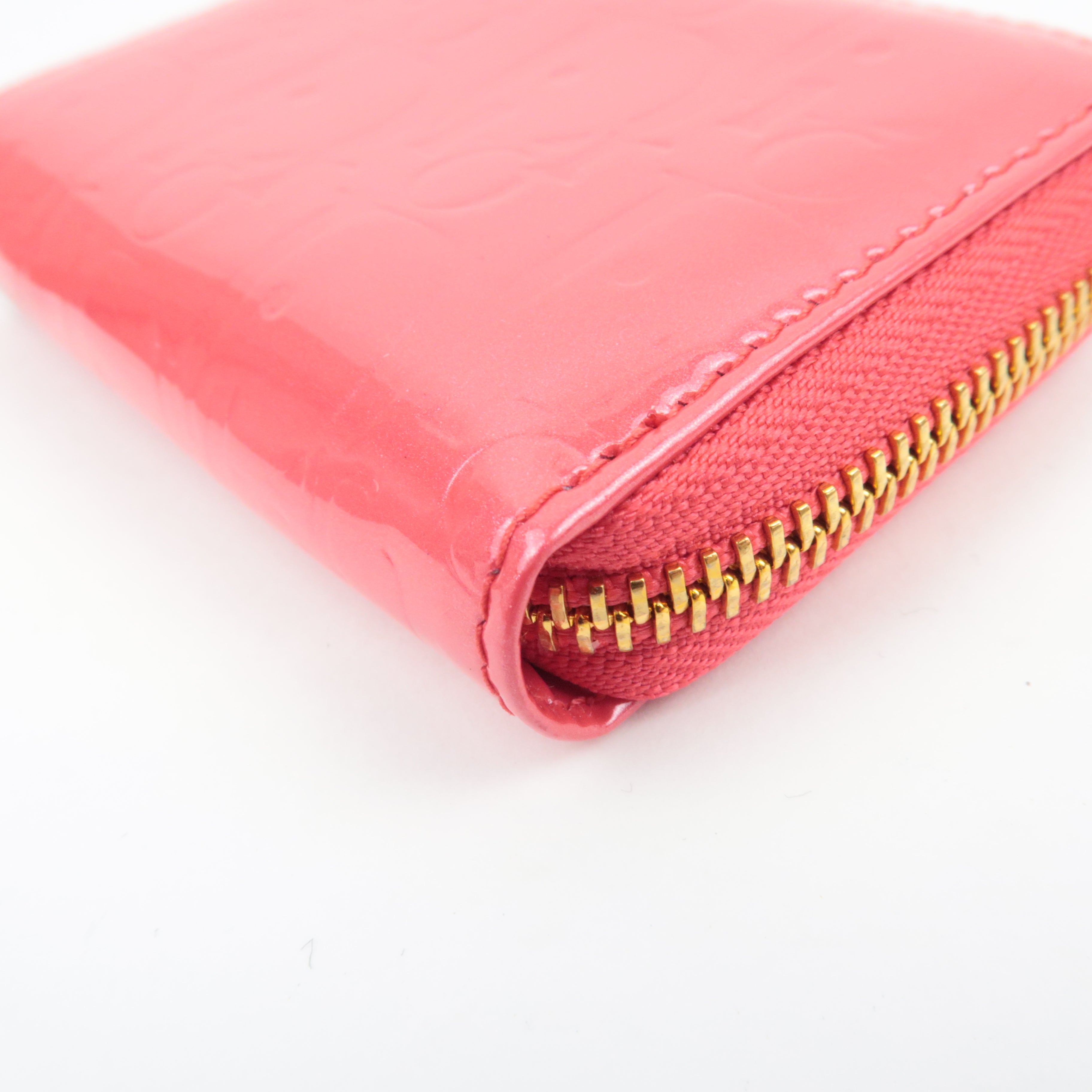Christian Dior Trotter Patent Coin Case Pink