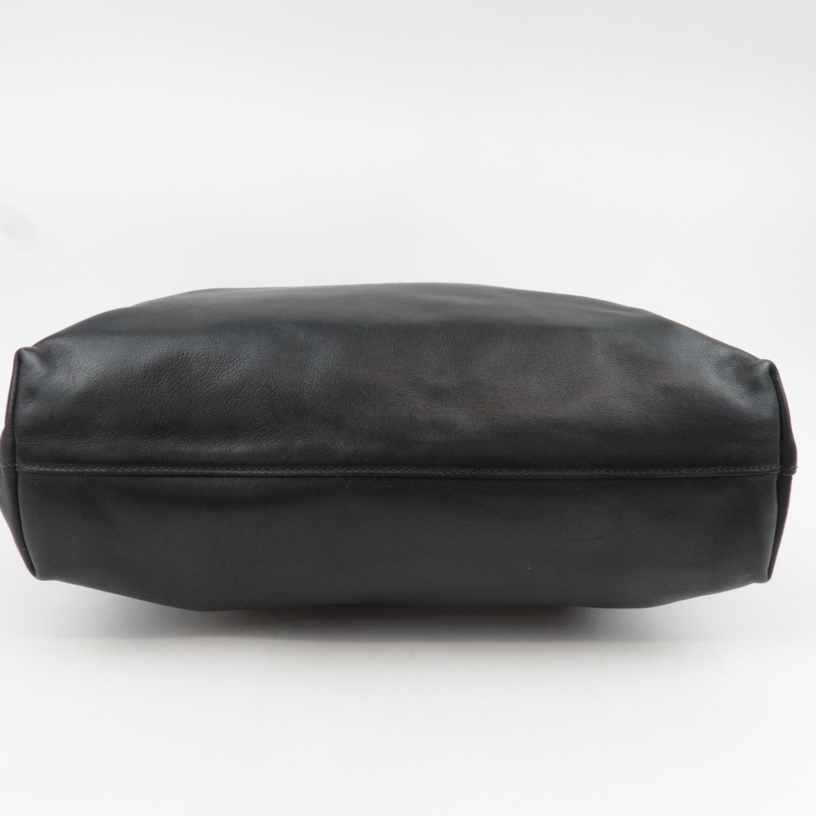 PRADA 2Way Leather Tote Bag Black