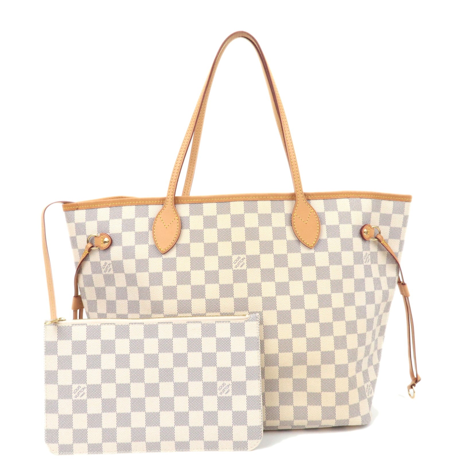 Louis Vuitton Damier Azur Neverfull MM Tote Bag N4136189273