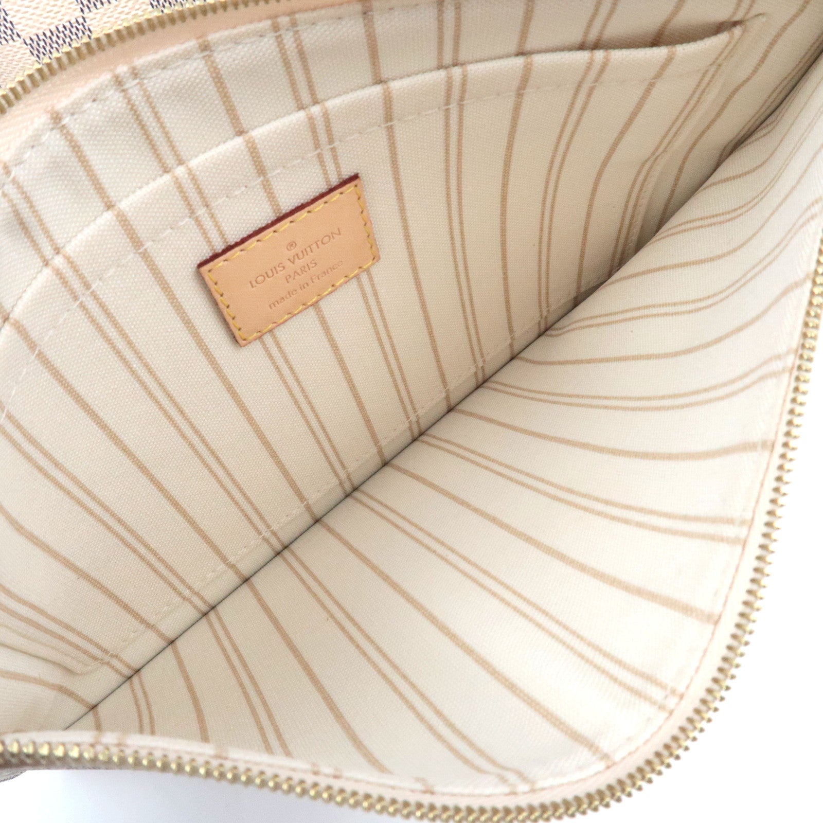 Louis Vuitton Damier Azur Neverfull MM Tote Bag N41361