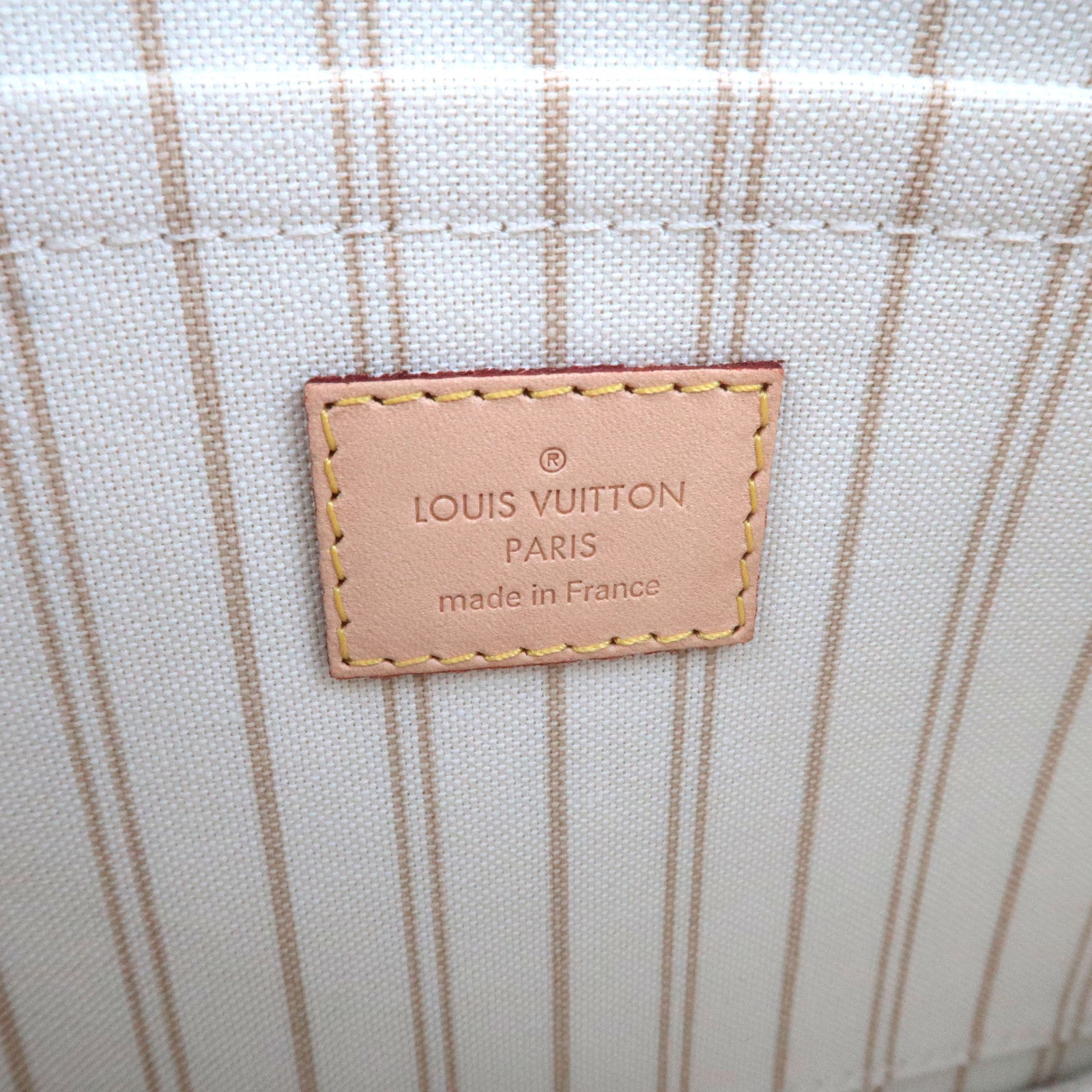 Louis Vuitton Damier Azur Neverfull MM Tote Bag N41361