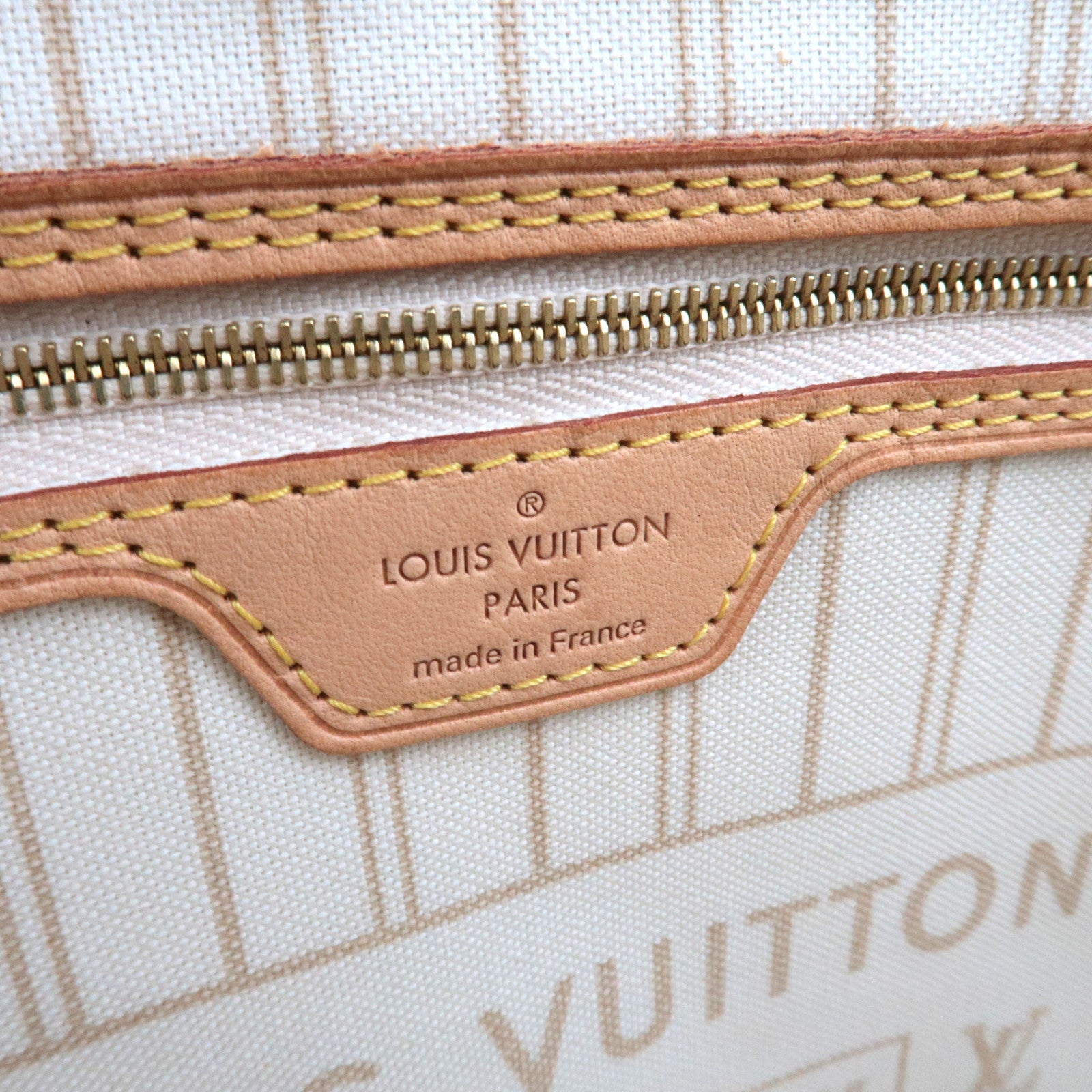 Louis Vuitton Damier Azur Neverfull MM Tote Bag N41361