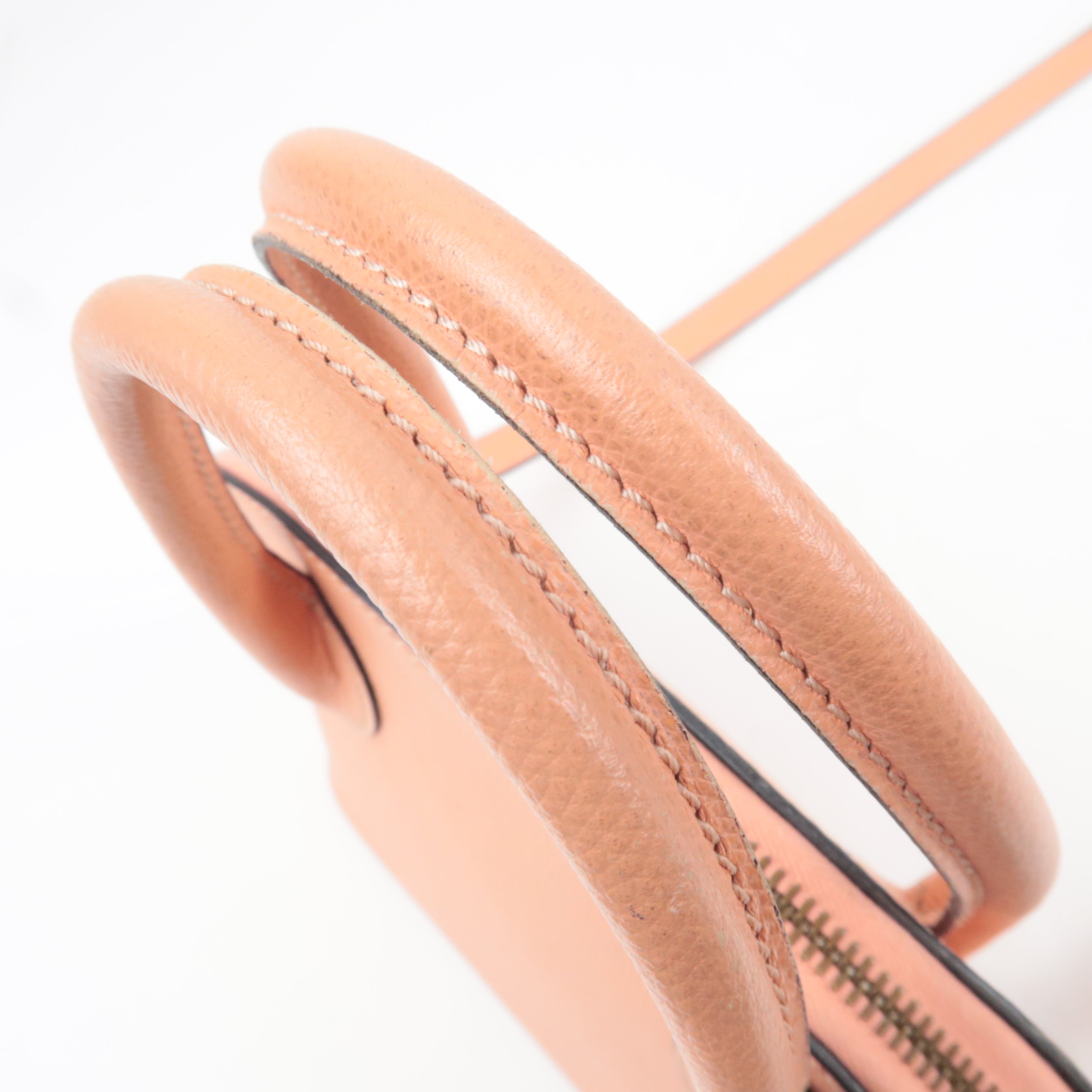 CELINE 2Way Leather Handbag Salmon Pink