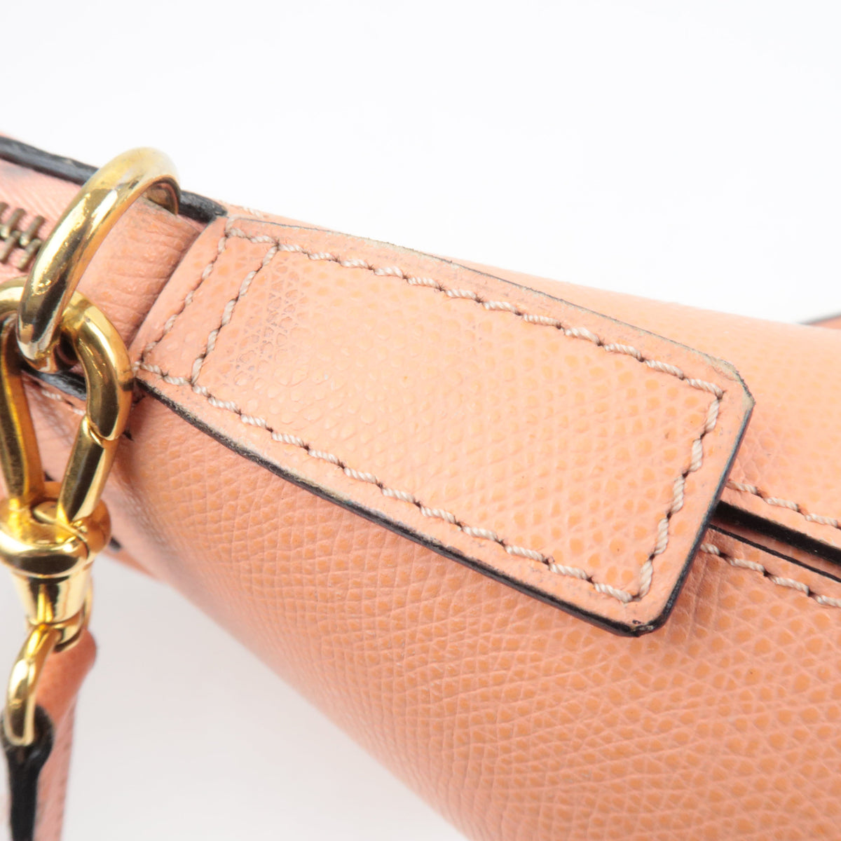 CELINE 2Way Leather Handbag Salmon Pink