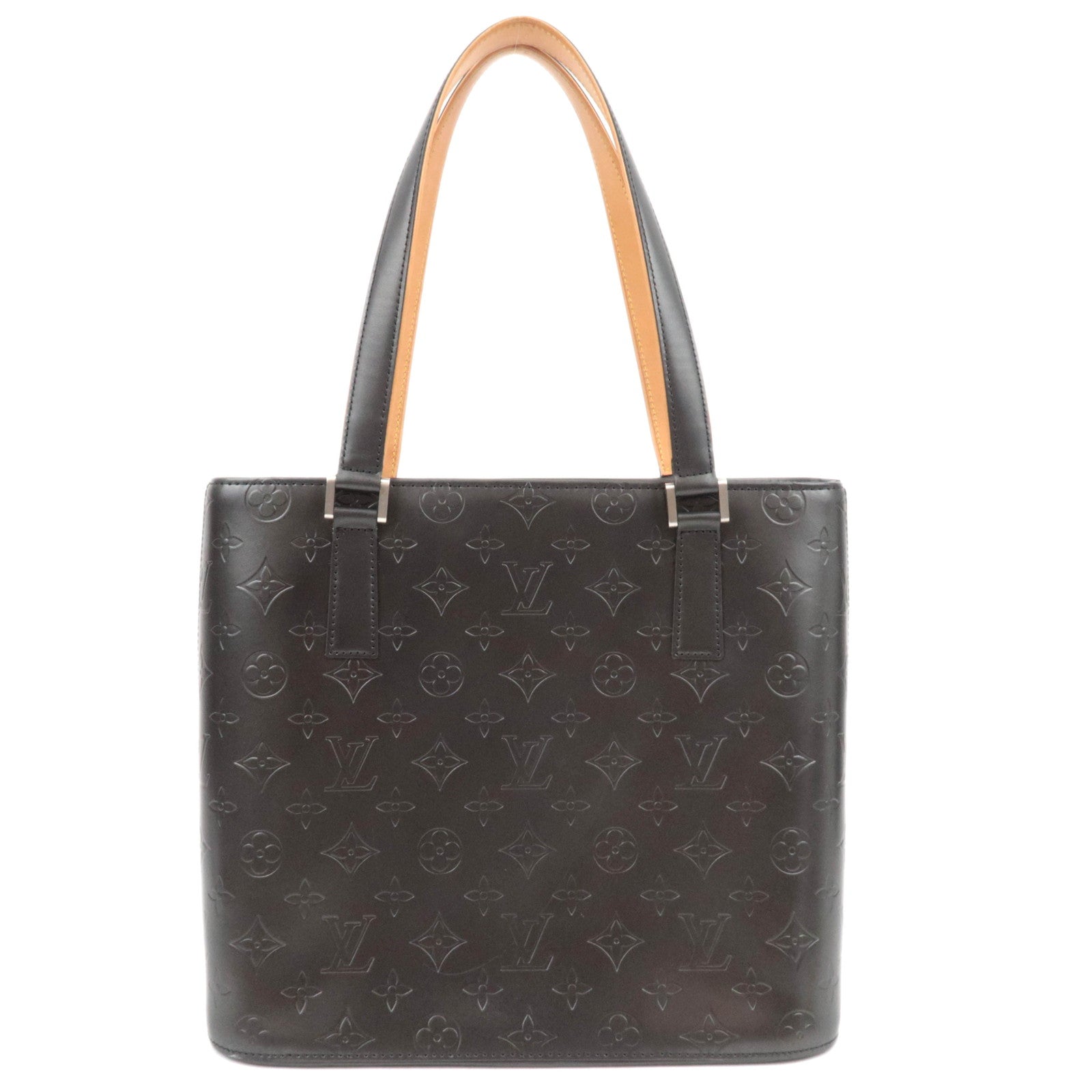 Louis Vuitton Monogram Matte Stockton Handbag Noir M5511289310