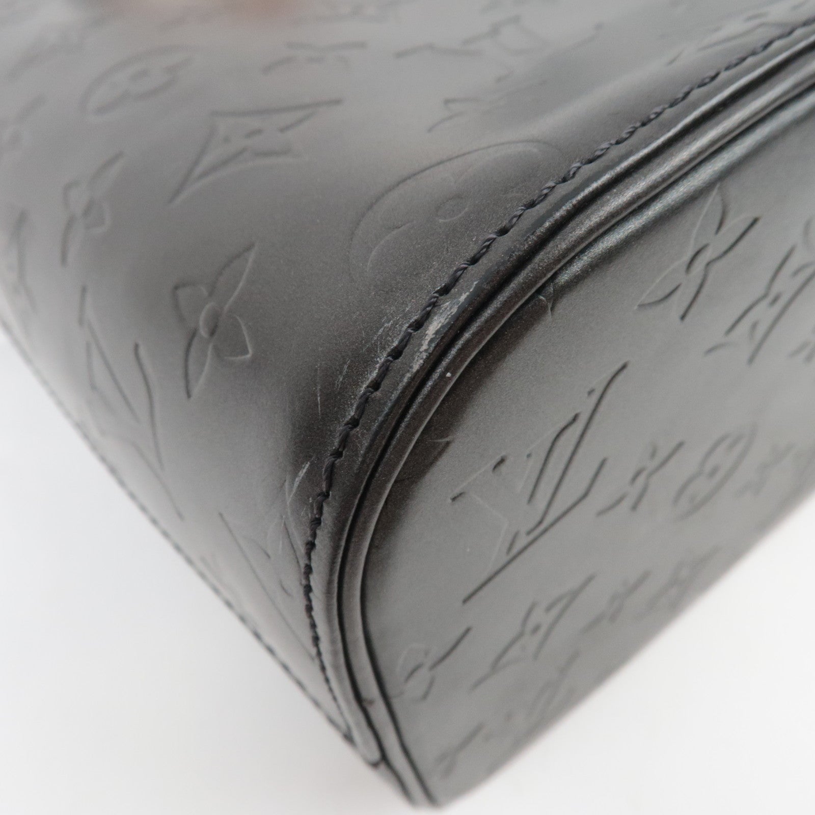 Louis Vuitton Monogram Matte Stockton Handbag Noir M55112