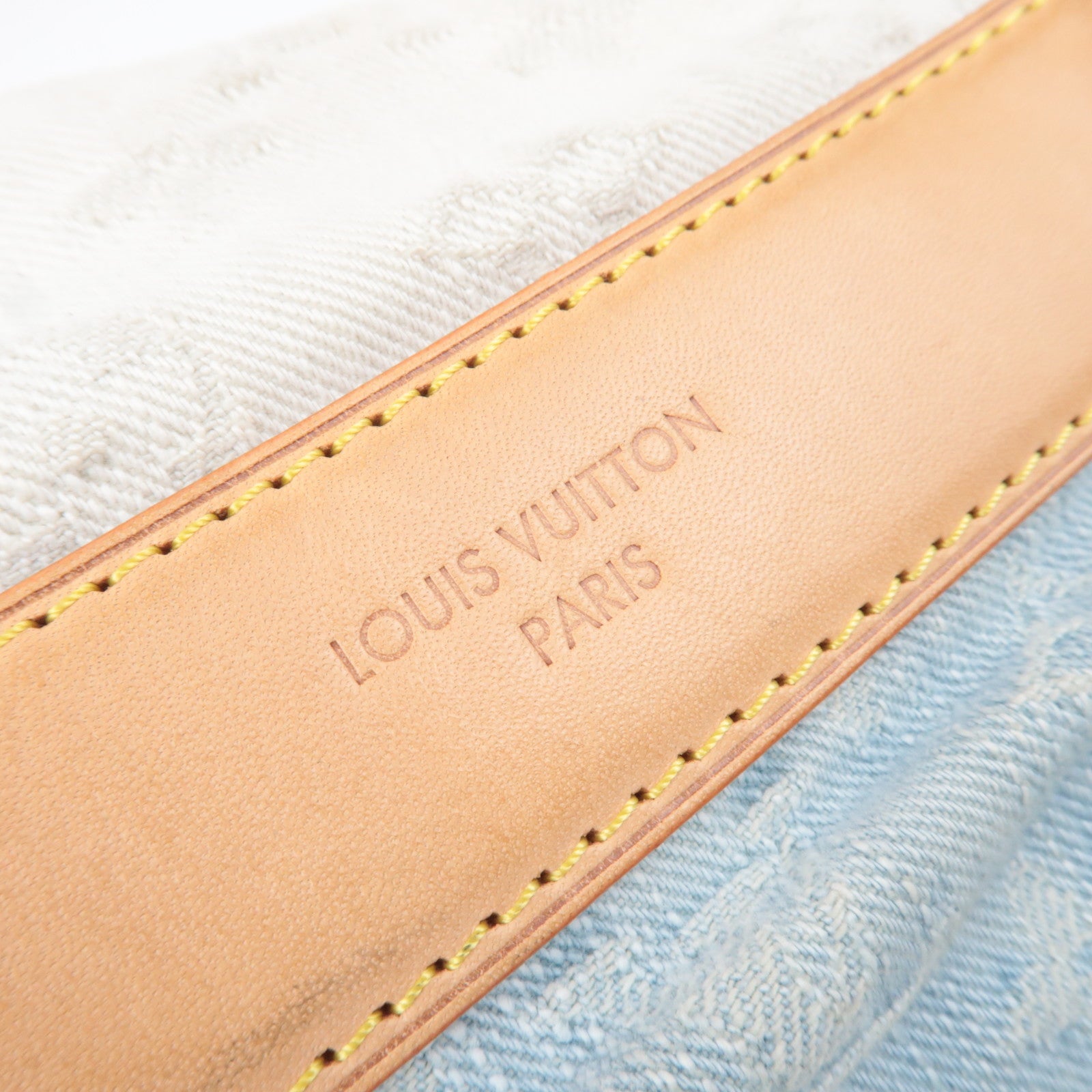 Louis Vuitton Monogram Denim Sunshine Shoulder Bag Blue M93182