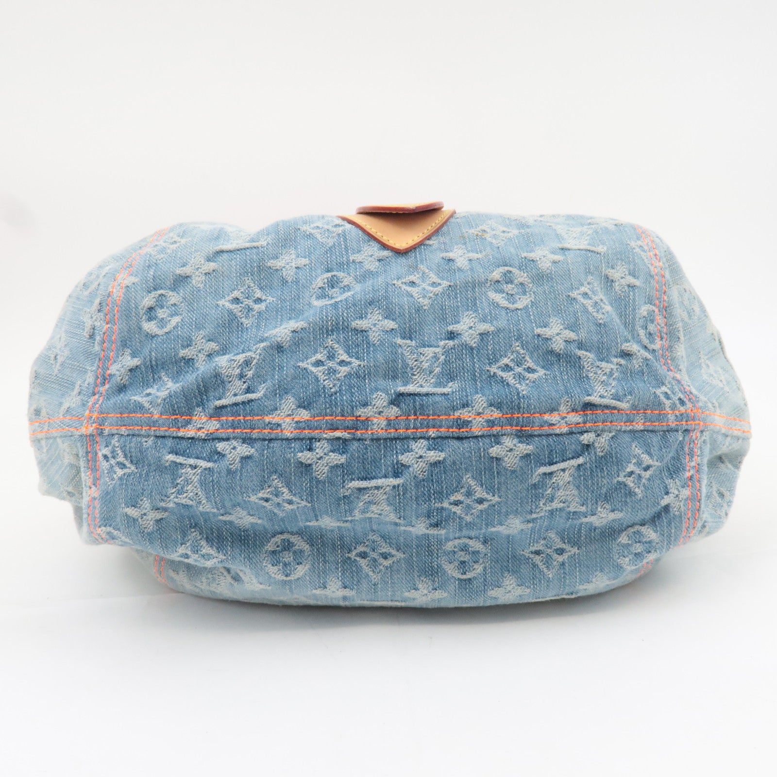 Louis Vuitton Monogram Denim Sunshine Shoulder Bag Blue M93182