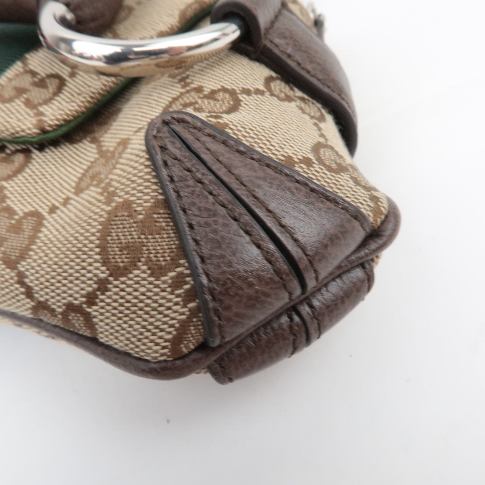 GUCCI Sherry Horsebit Small 2Way Chain Shoulder Bag Brown 764339