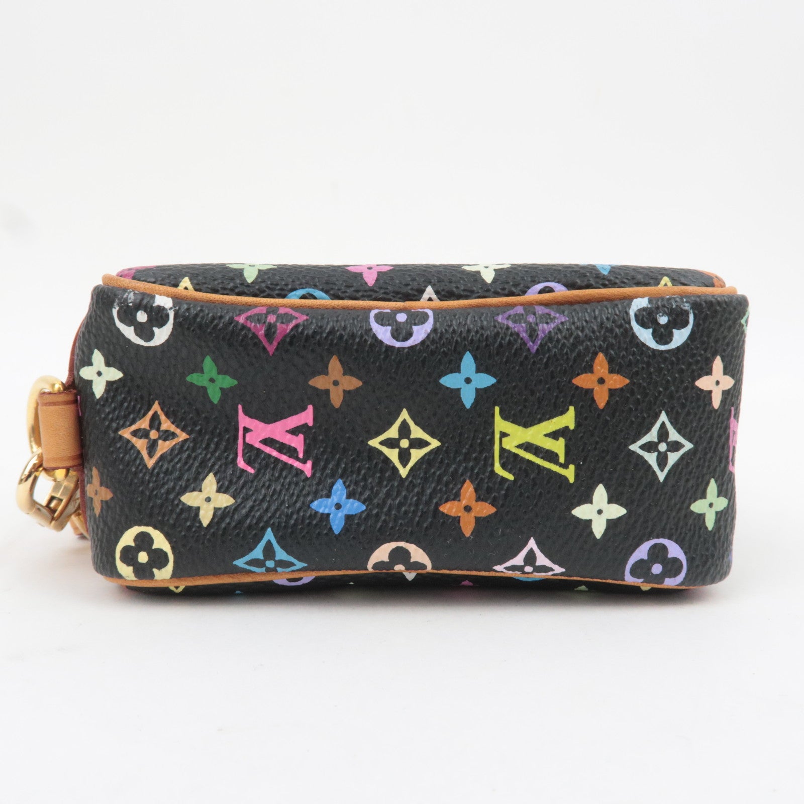 Louis Vuitton Monogram Multicolor Trousse Wapity Small Pouch Noir M58034