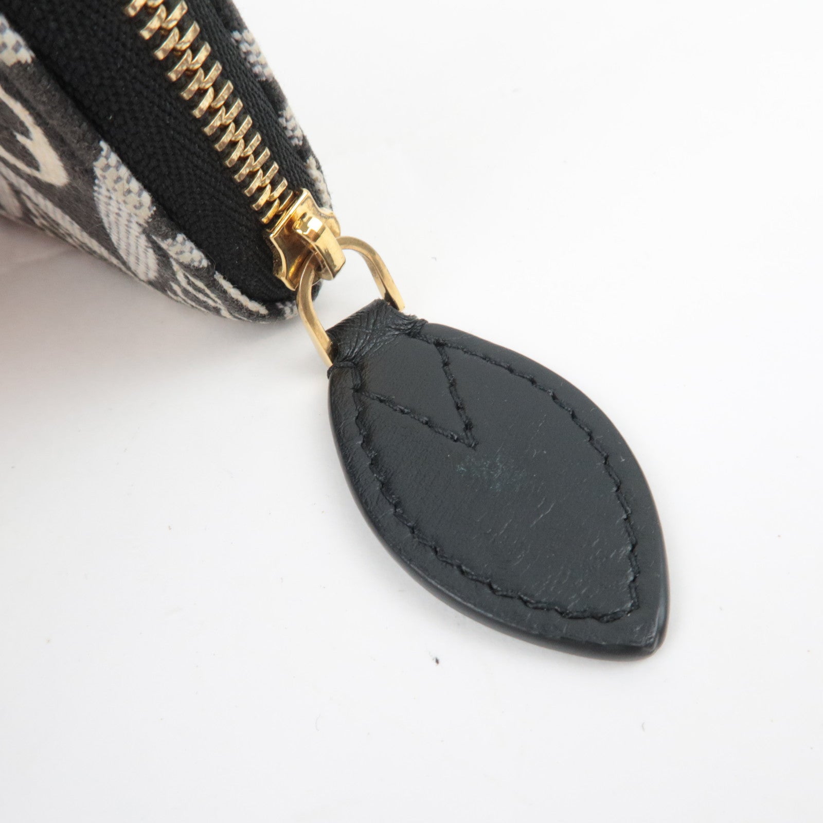 Louis Vuitton Monogram Jacquard Zippy Coin Purse Black White M69997