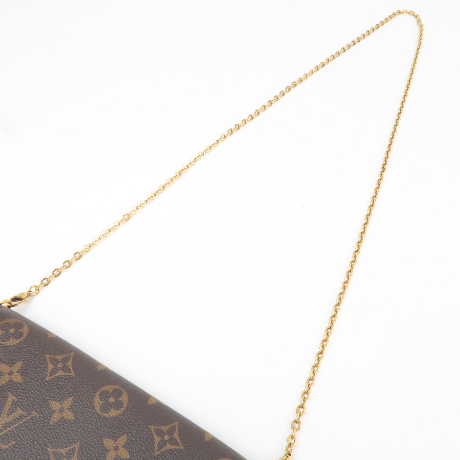 Louis Vuitton Monogram Pochette Felicie Shoulder Bag Fuchsia M81896