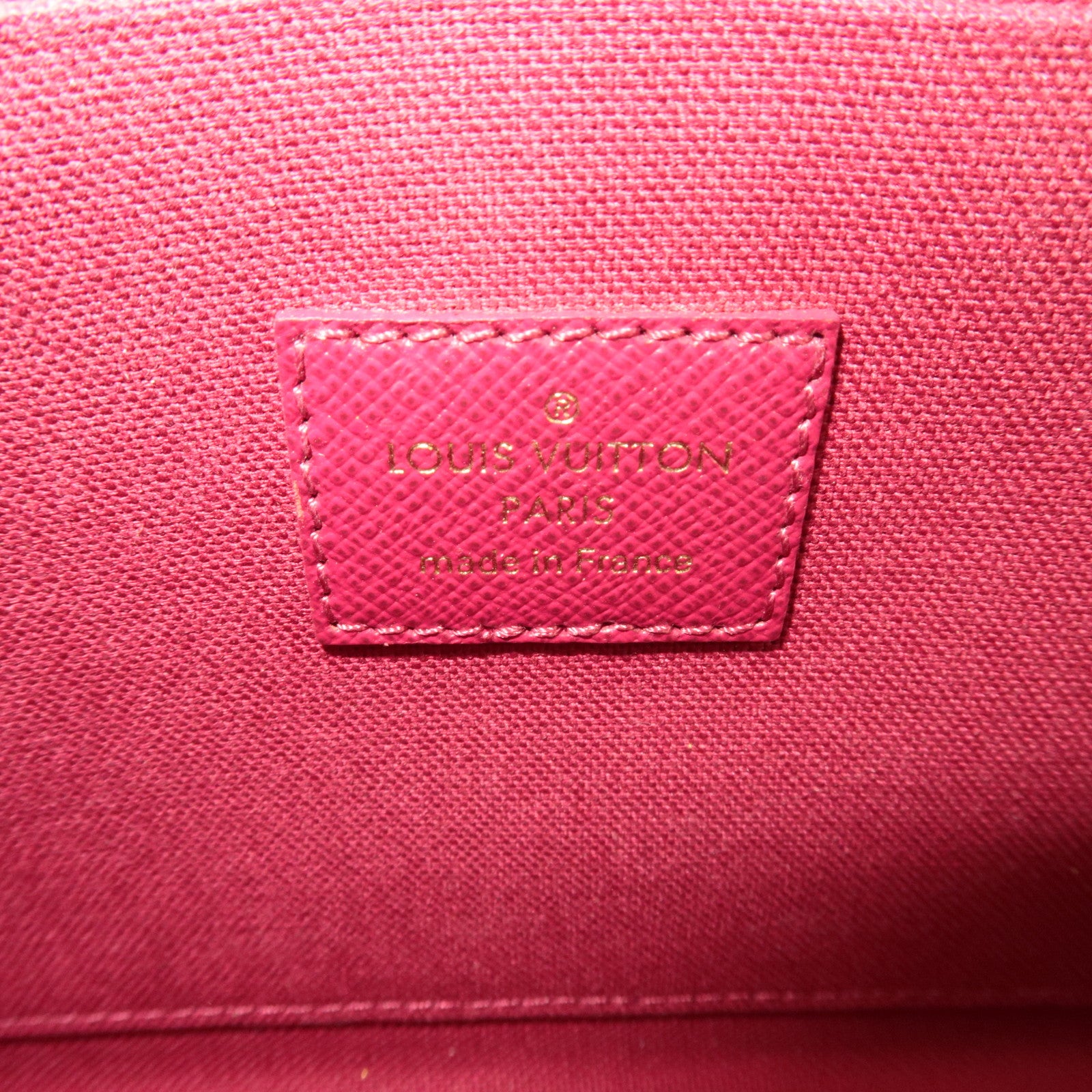 Louis Vuitton Monogram Pochette Felicie Shoulder Bag Fuchsia M81896