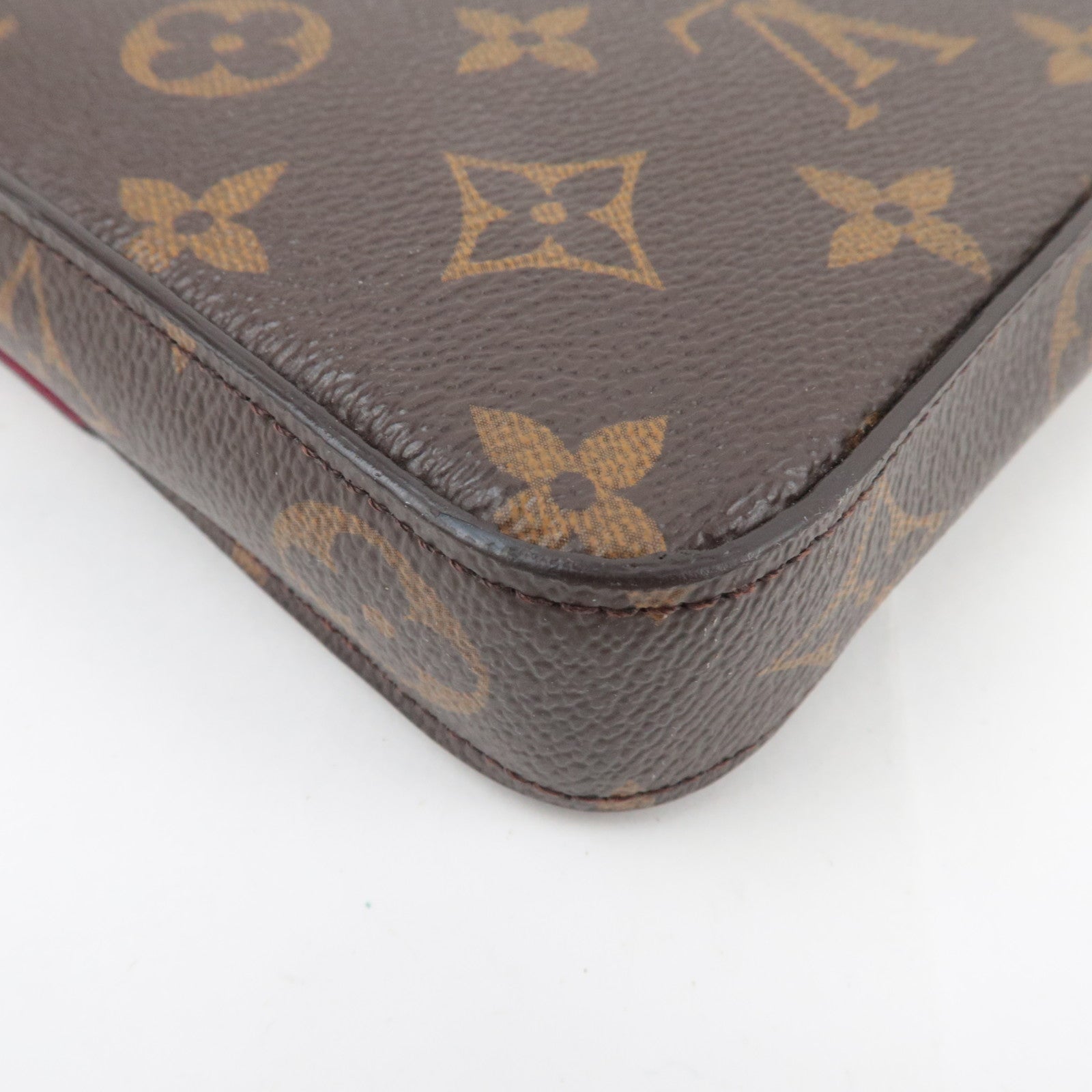 Louis Vuitton Monogram Pochette Felicie Shoulder Bag Fuchsia M81896
