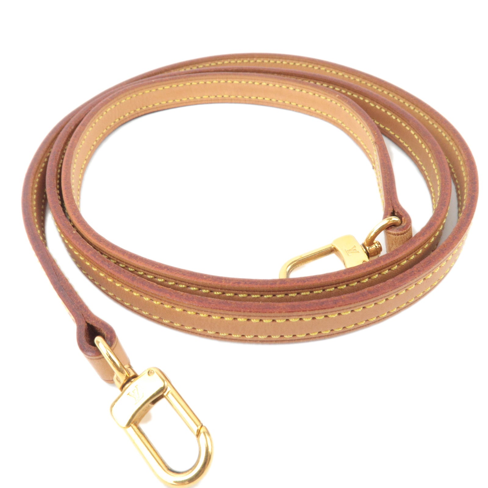 Louis Vuitton Leather Shoulder Strap Length 120cm Width 1.2cm J00145 89444