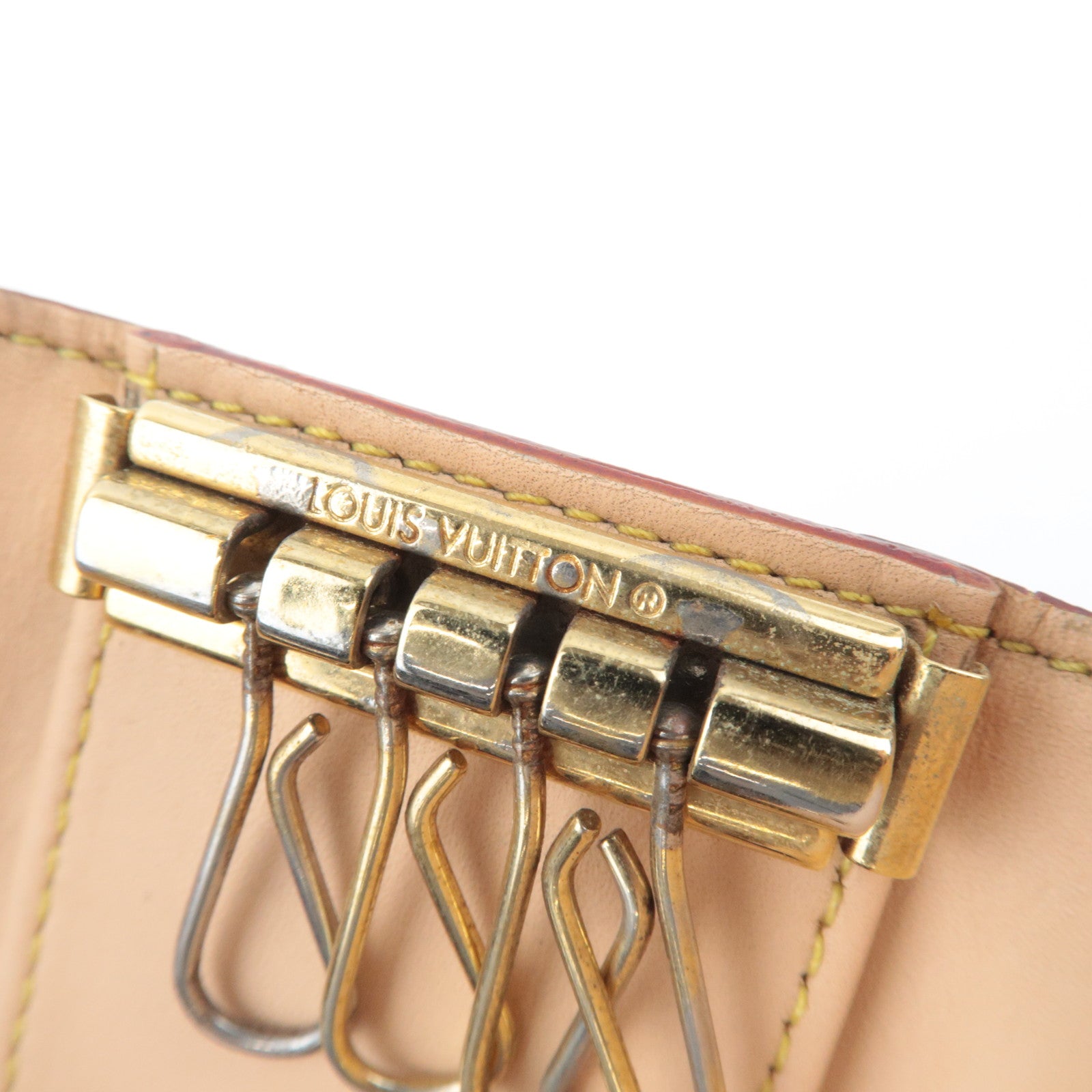 Louis Vuitton Monogram Multicolor Multi Cles 4 Key Case Noir M60044