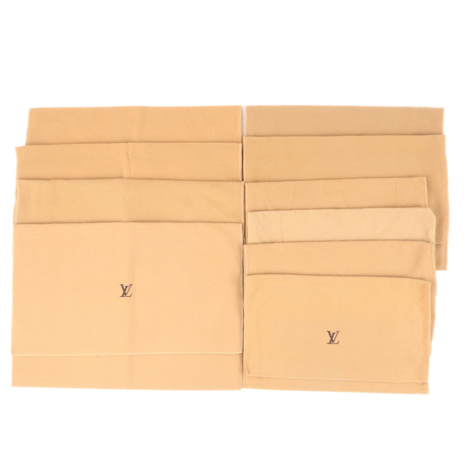 Louis Vuitton Set of 10 Cotton Dust Bag Beige89551