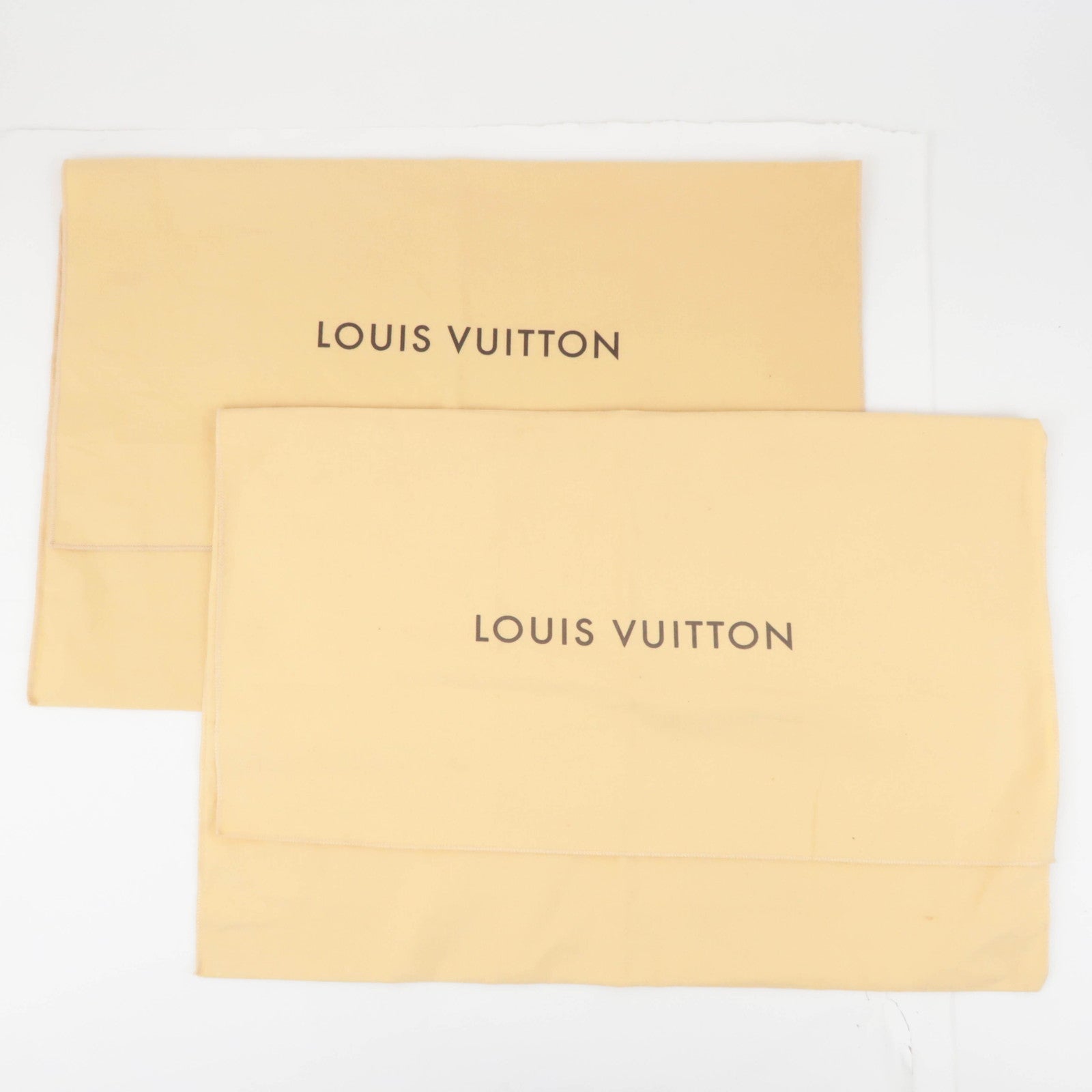 Louis Vuitton Set of 10 Cotton Dust Bag Beige