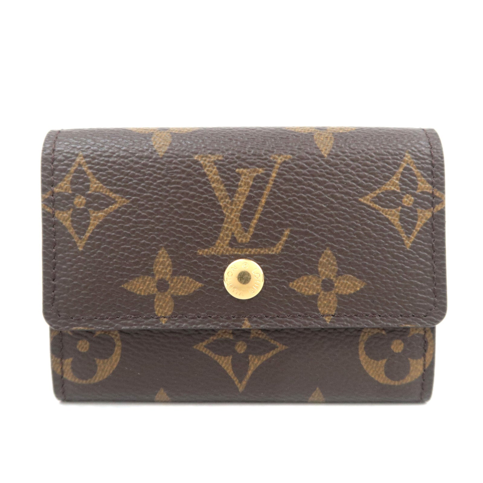 Louis Vuitton Monogram Porte Monnaie Plat Coin Purse M6193089564