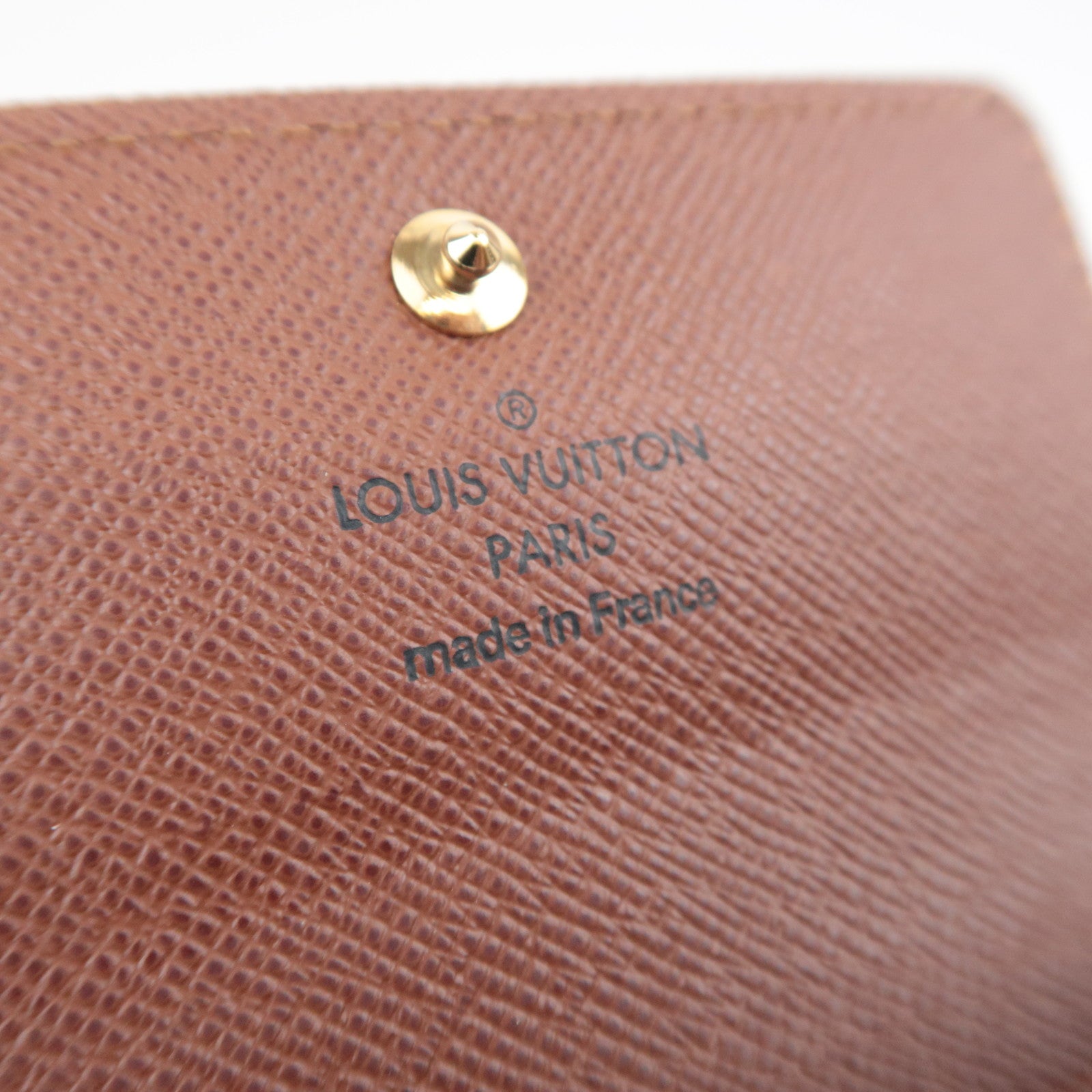Louis Vuitton Monogram Porte Monnaie Plat Coin Purse M61930