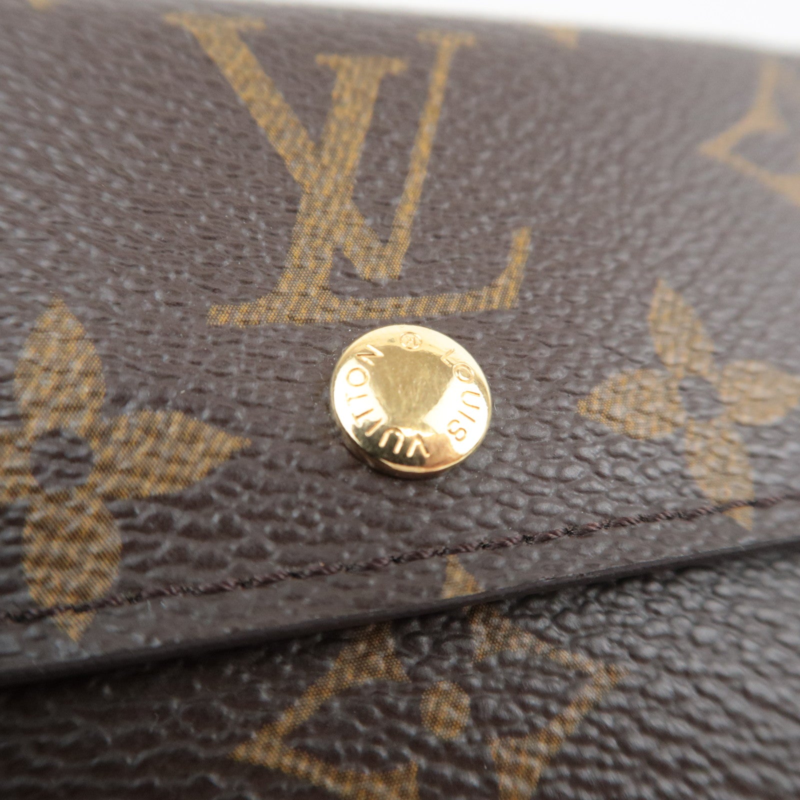 Louis Vuitton Monogram Porte Monnaie Plat Coin Purse M61930