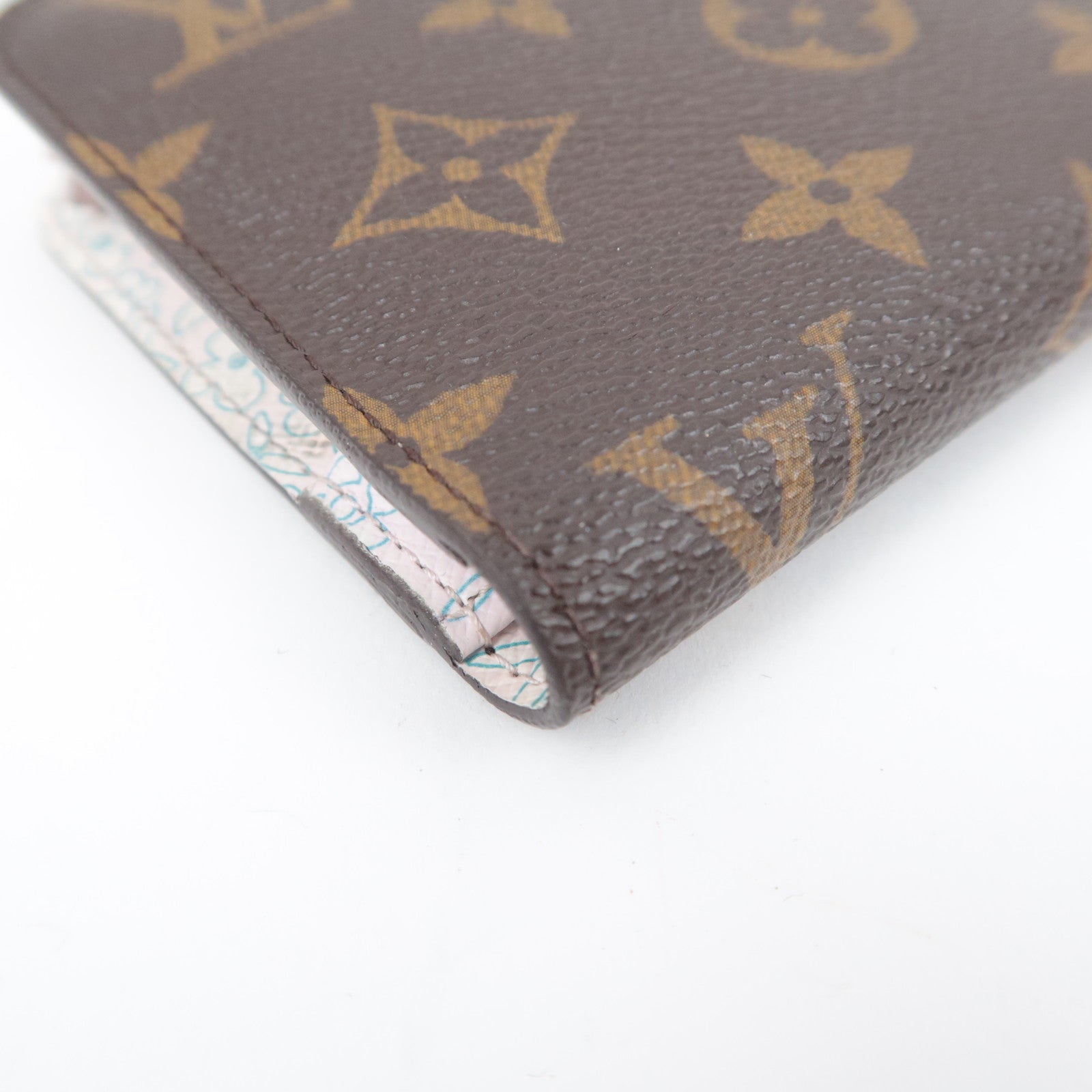 Louis Vuitton Monogram Fleuri Porte Monnaie Insolite Wallet Rose M60229
