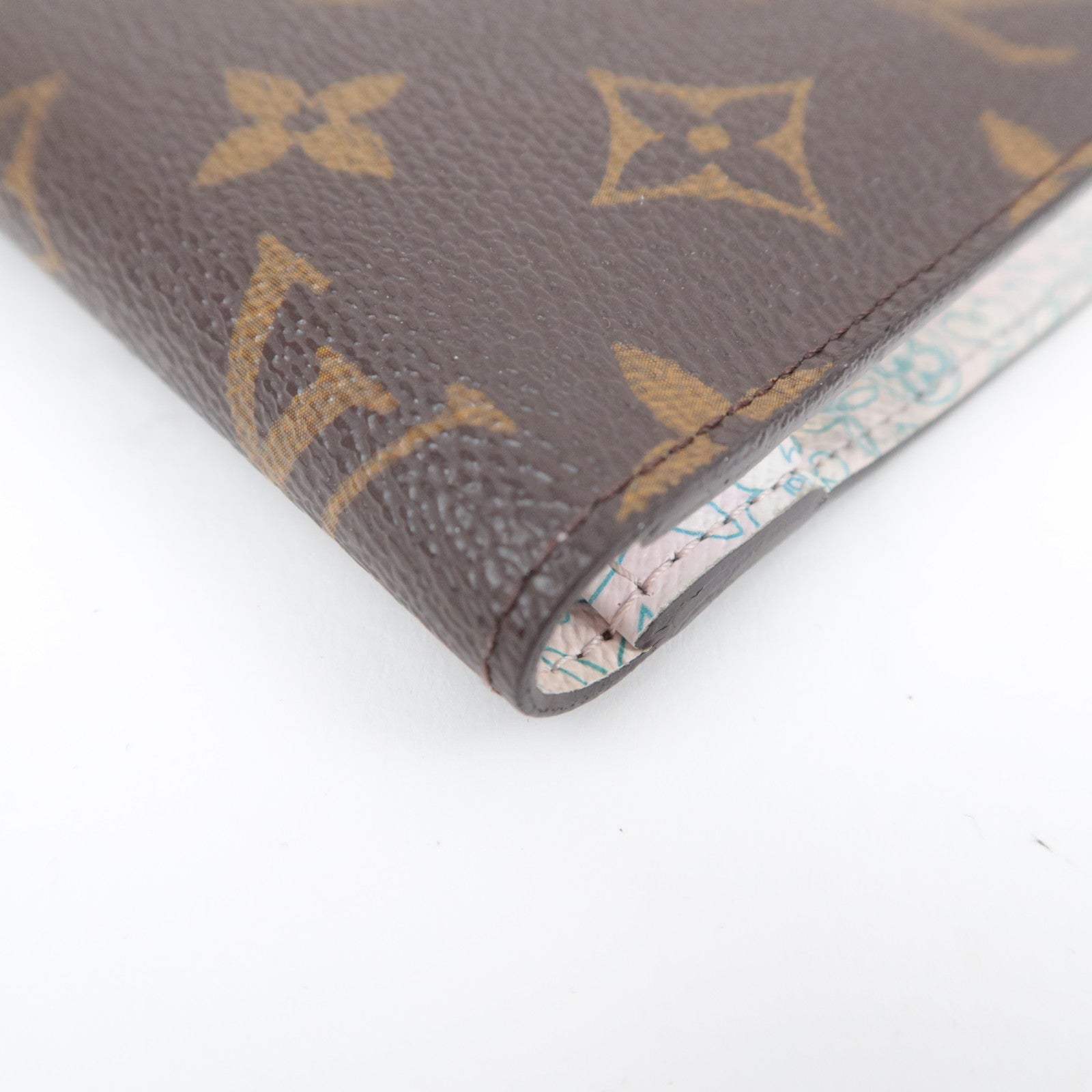 Louis Vuitton Monogram Fleuri Porte Monnaie Insolite Wallet Rose M60229