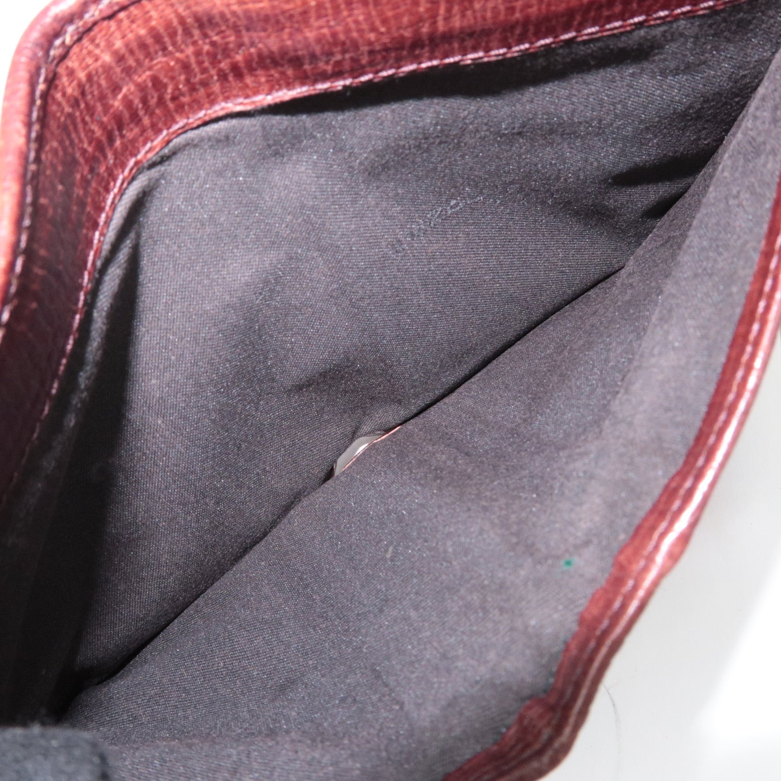 FENDI Zucchino Canvas Leather Wallet Beige Brown 8M0035