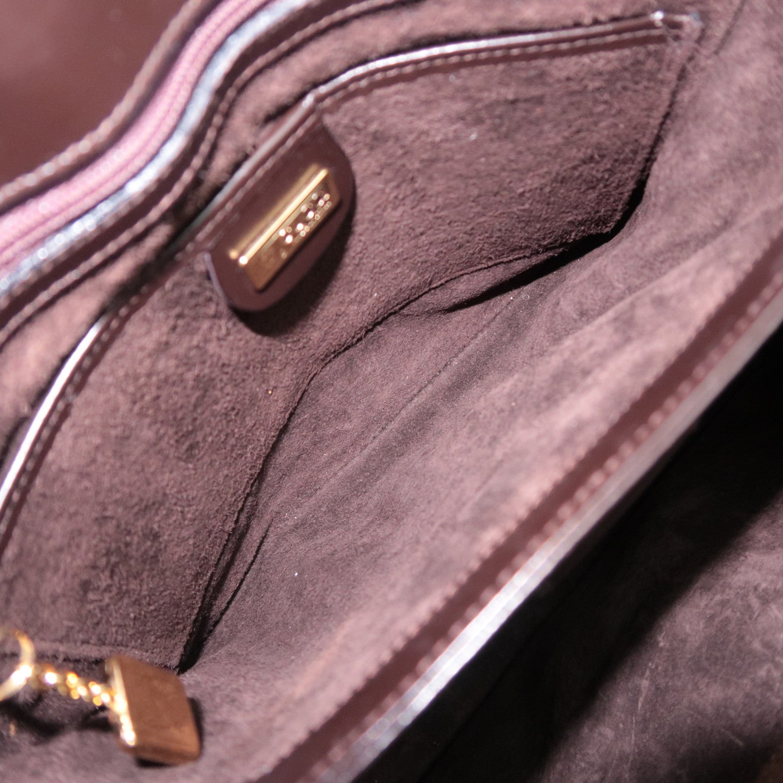 GUCCI Old Gucci Leather Handbag Brown 000.904.1080