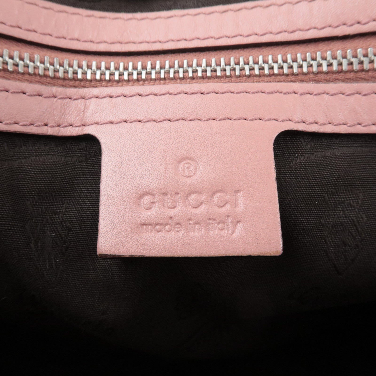 GUCCI GG Twins GG Canvas Tote Bag Beige Pink 232957