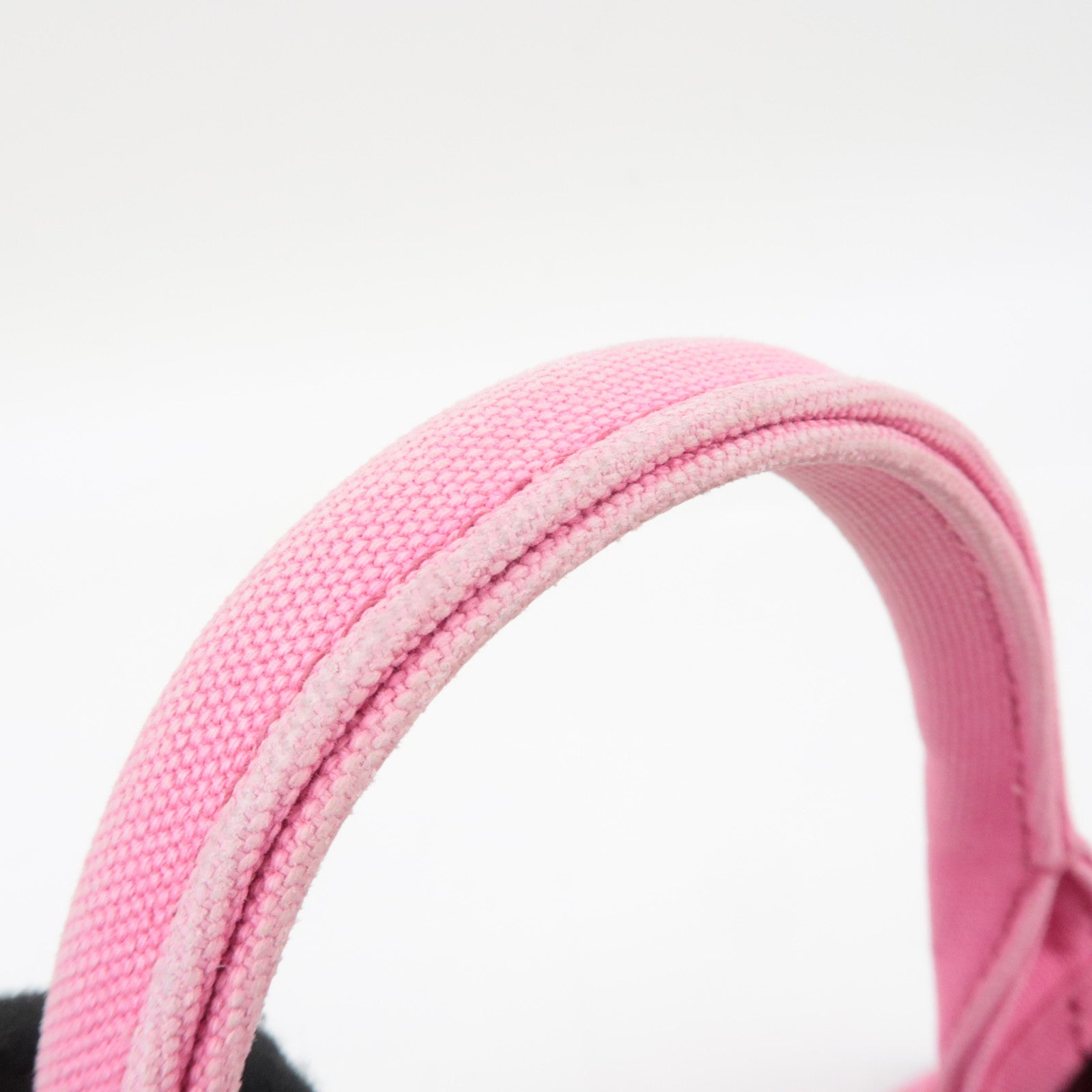 PRADA Canapa Mini 2Way Canvas Tote Bag Pink 1BG439