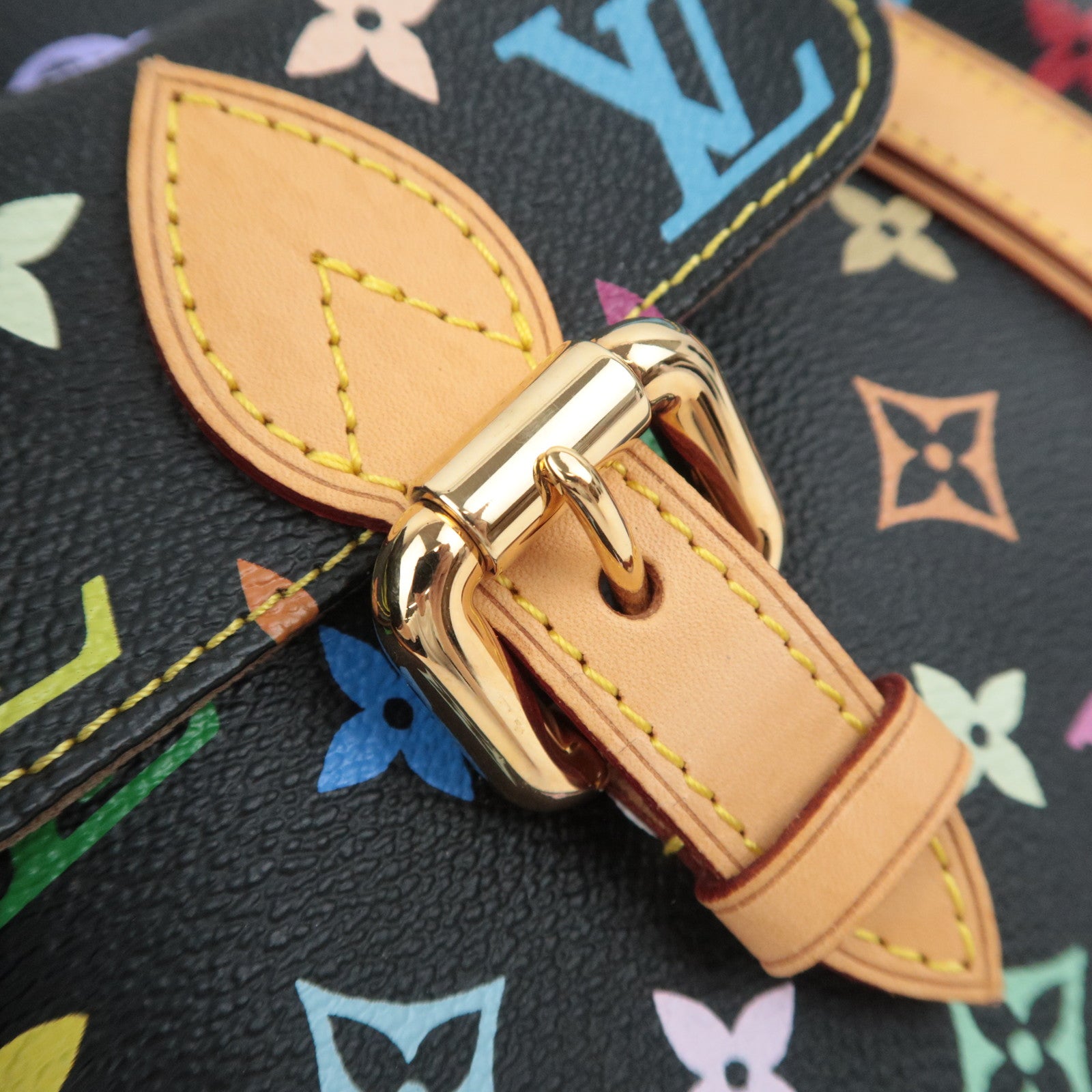 Louis Vuitton Monogram Multicolor Murakami Priscilla Handbag Noir M40097