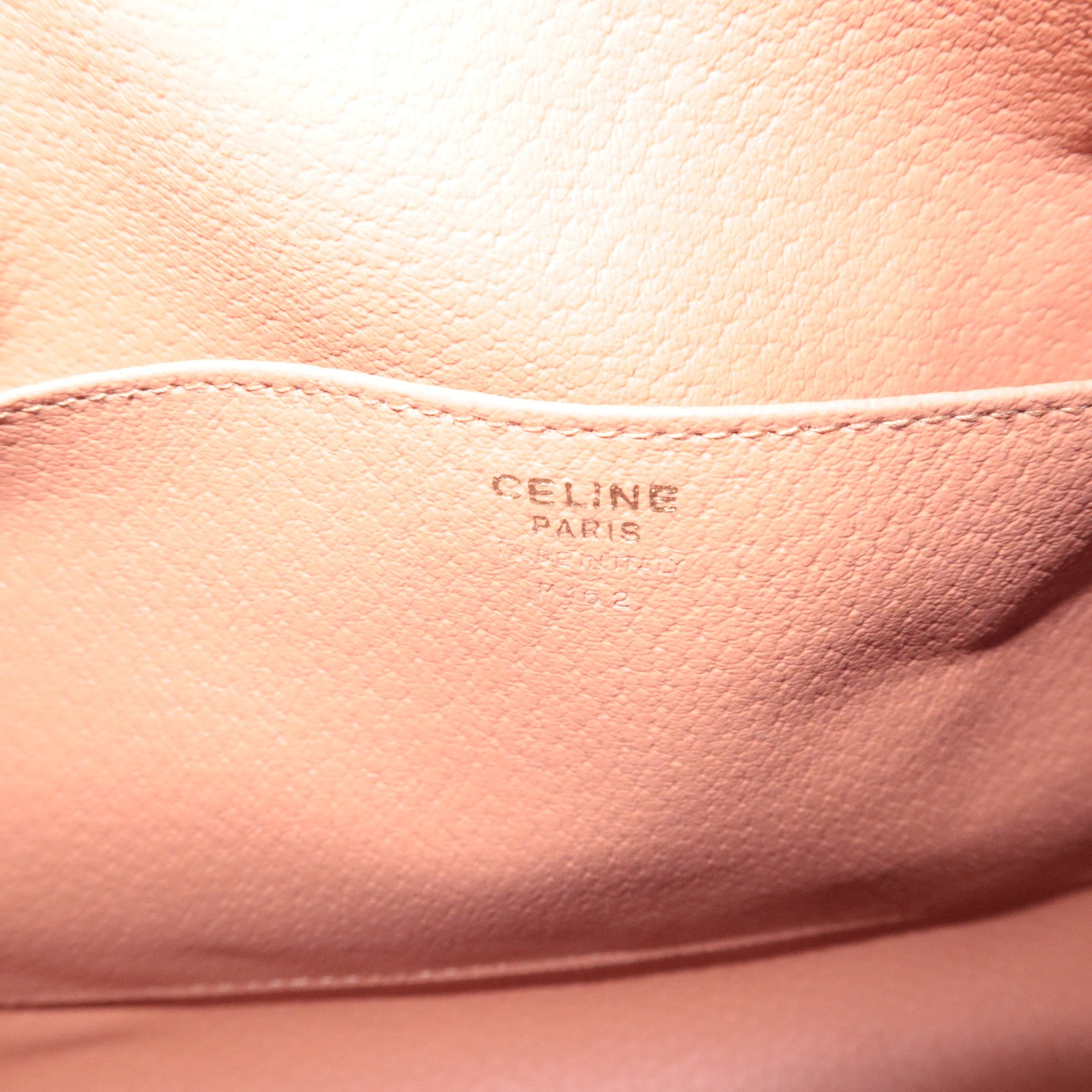 CELINE Macadam PVC Leather Mini Boston Bag Brown