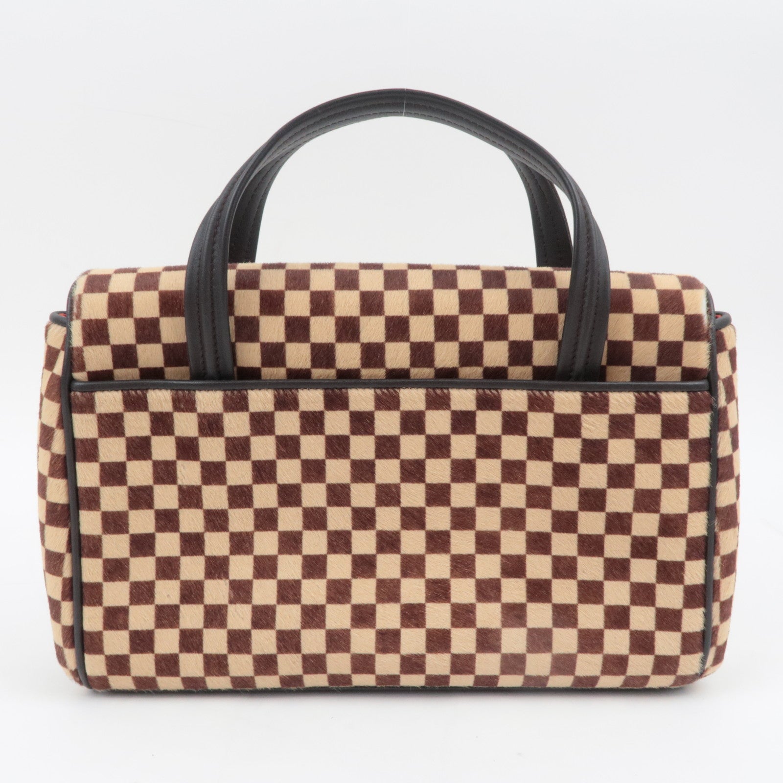 Louis Vuitton Damier Sauvage Lion Handbag Brown M92131