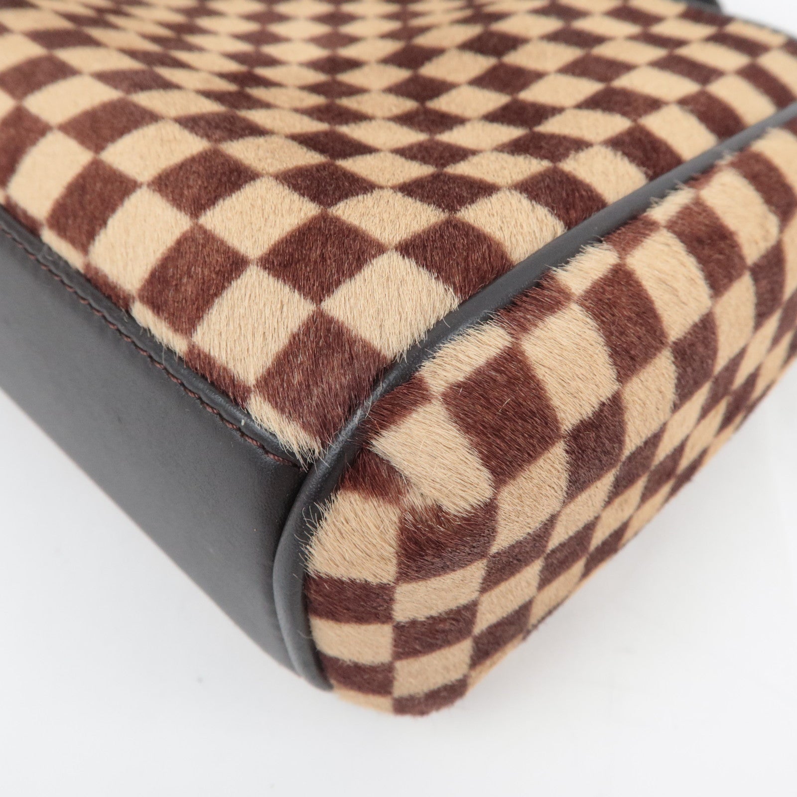 Louis Vuitton Damier Sauvage Lion Handbag Brown M92131