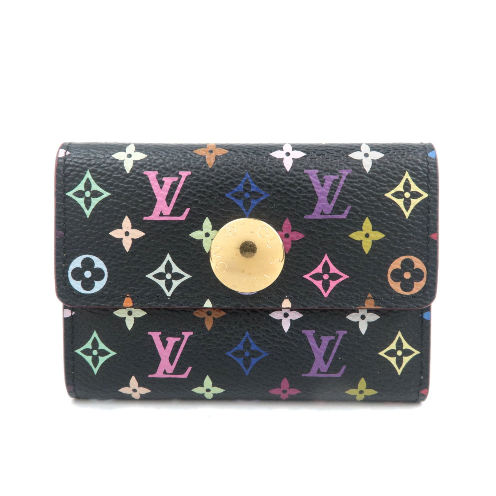 Louis Vuitton Monogram Multicolor Murakami Porte Monnaie Cozy Coin Case Noir M6000789651