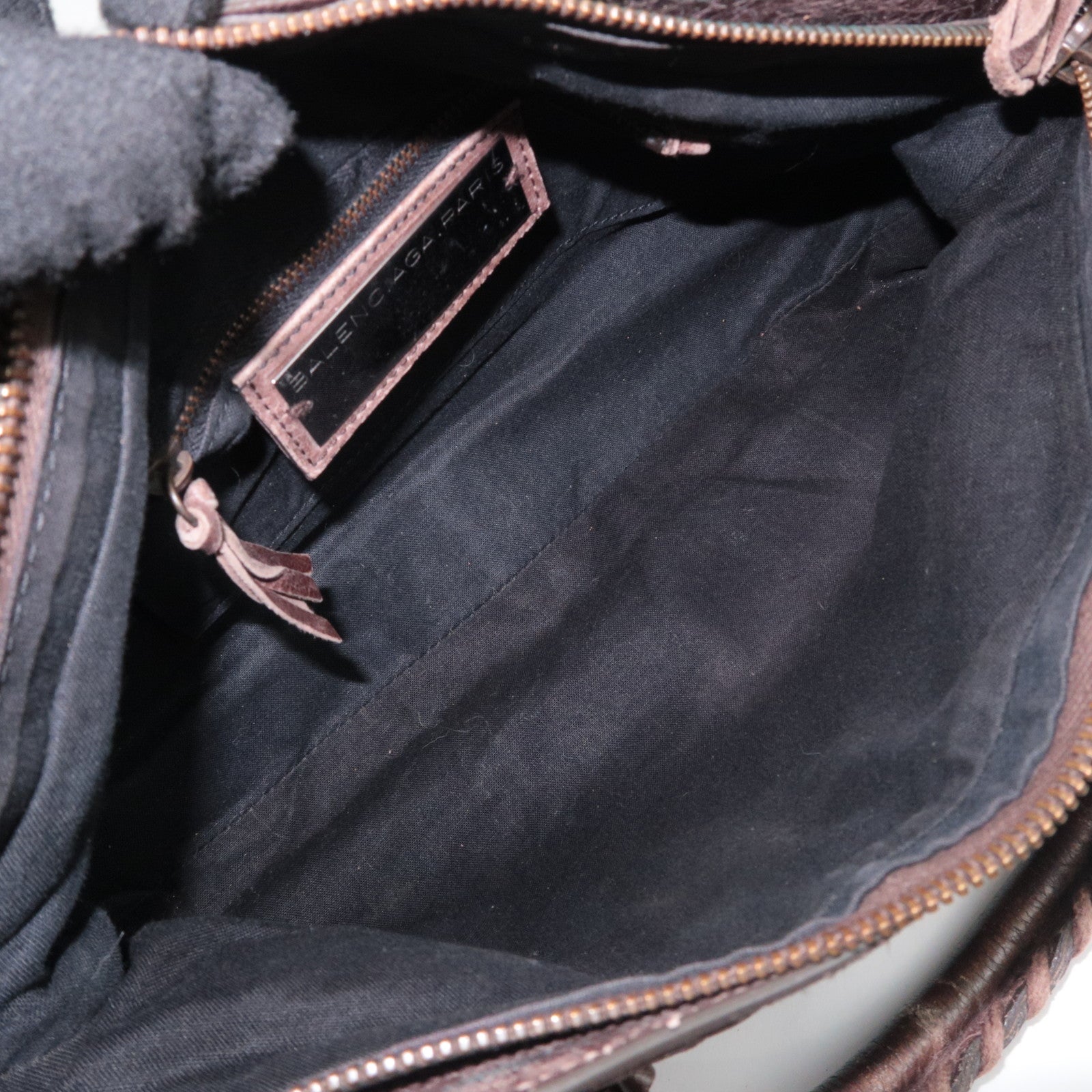 BALENCIAGA The First 2Way Leather Shoulder Bag Brown 103208
