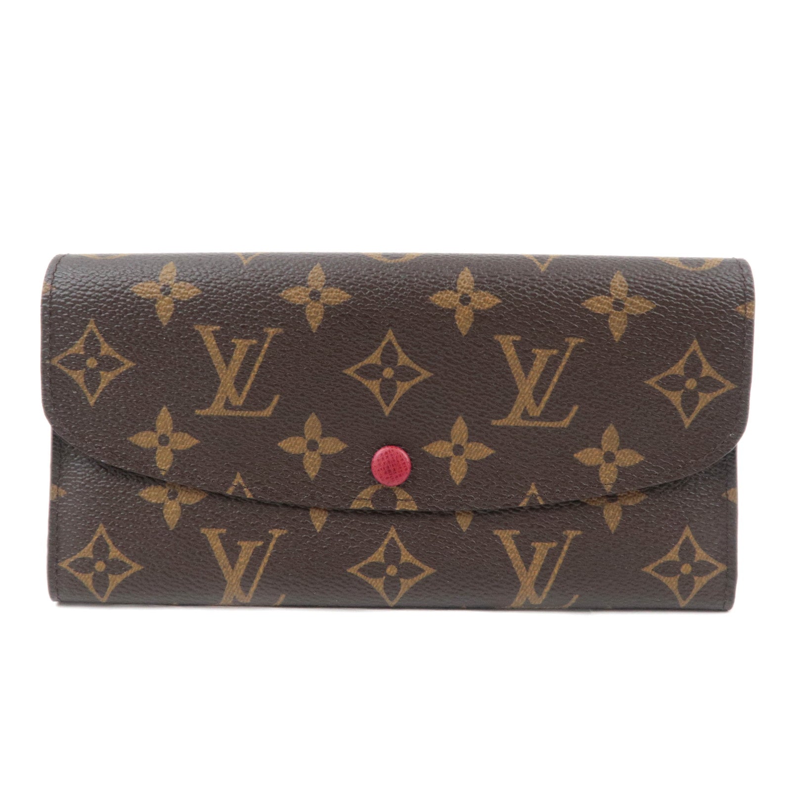 Louis Vuitton Monogram Portefeuille Emilie Long Wallet Rouge M6013689711