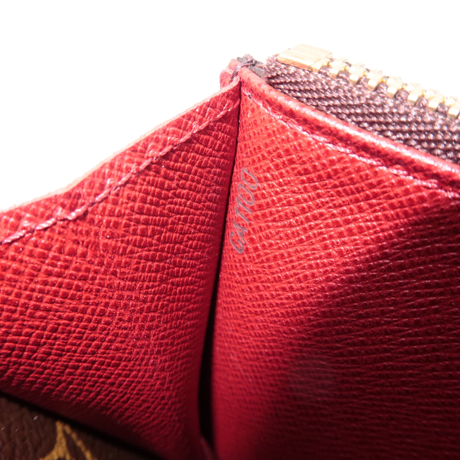 Louis Vuitton Monogram Portefeuille Emilie Long Wallet Rouge M60136