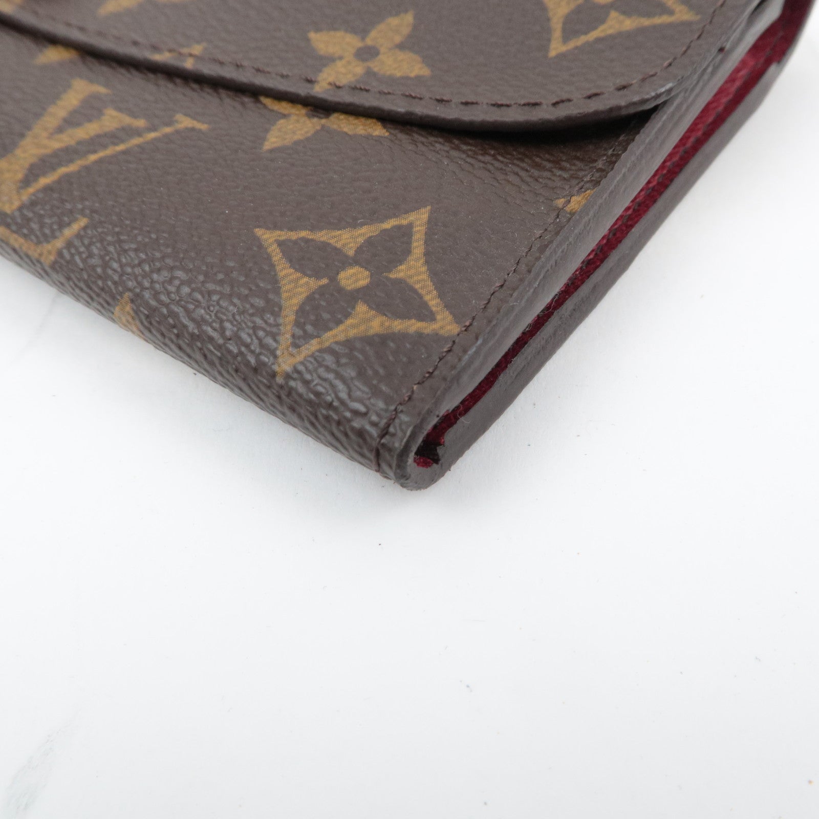 Louis Vuitton Monogram Portefeuille Emilie Long Wallet Rouge M60136
