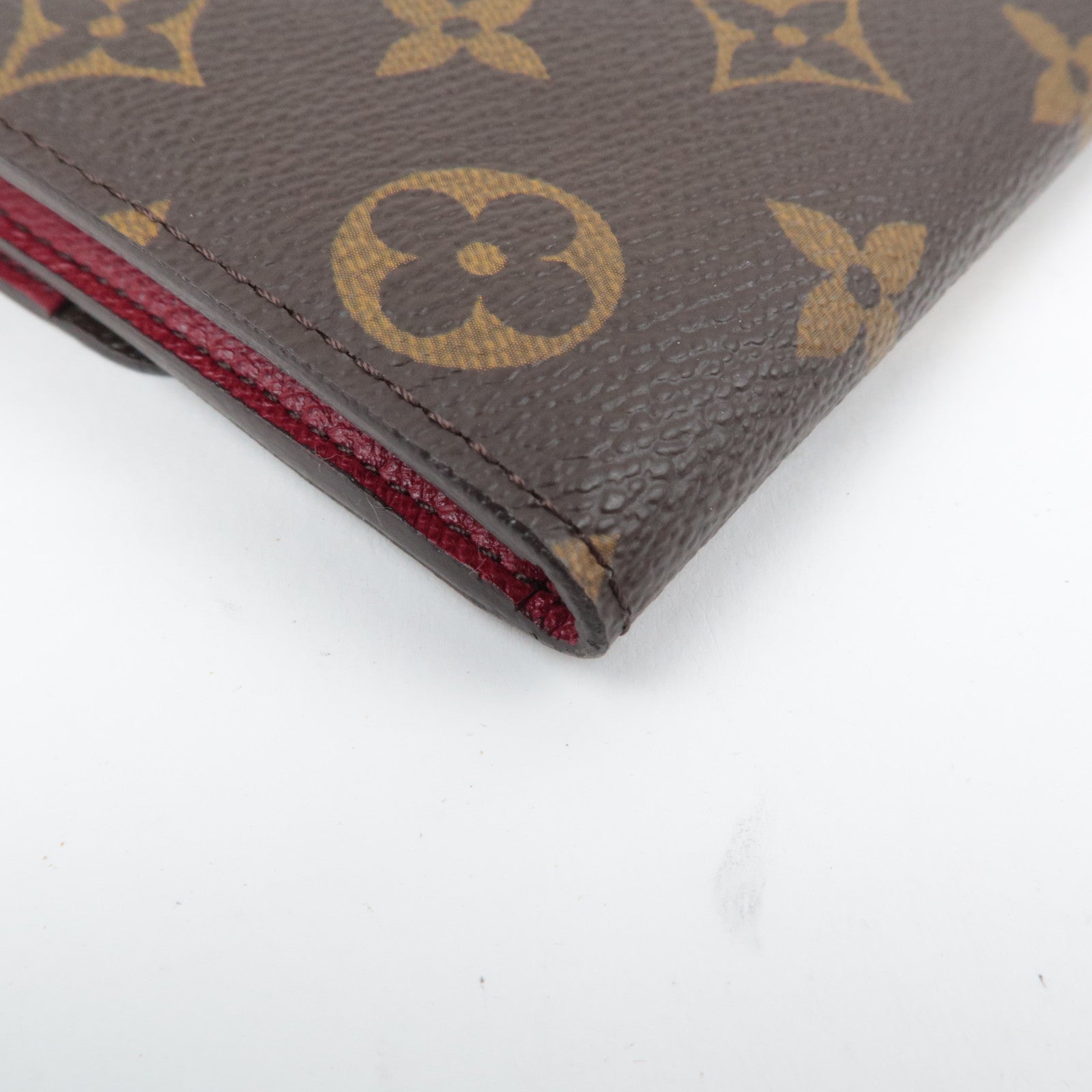 Louis Vuitton Monogram Portefeuille Emilie Long Wallet Rouge M60136