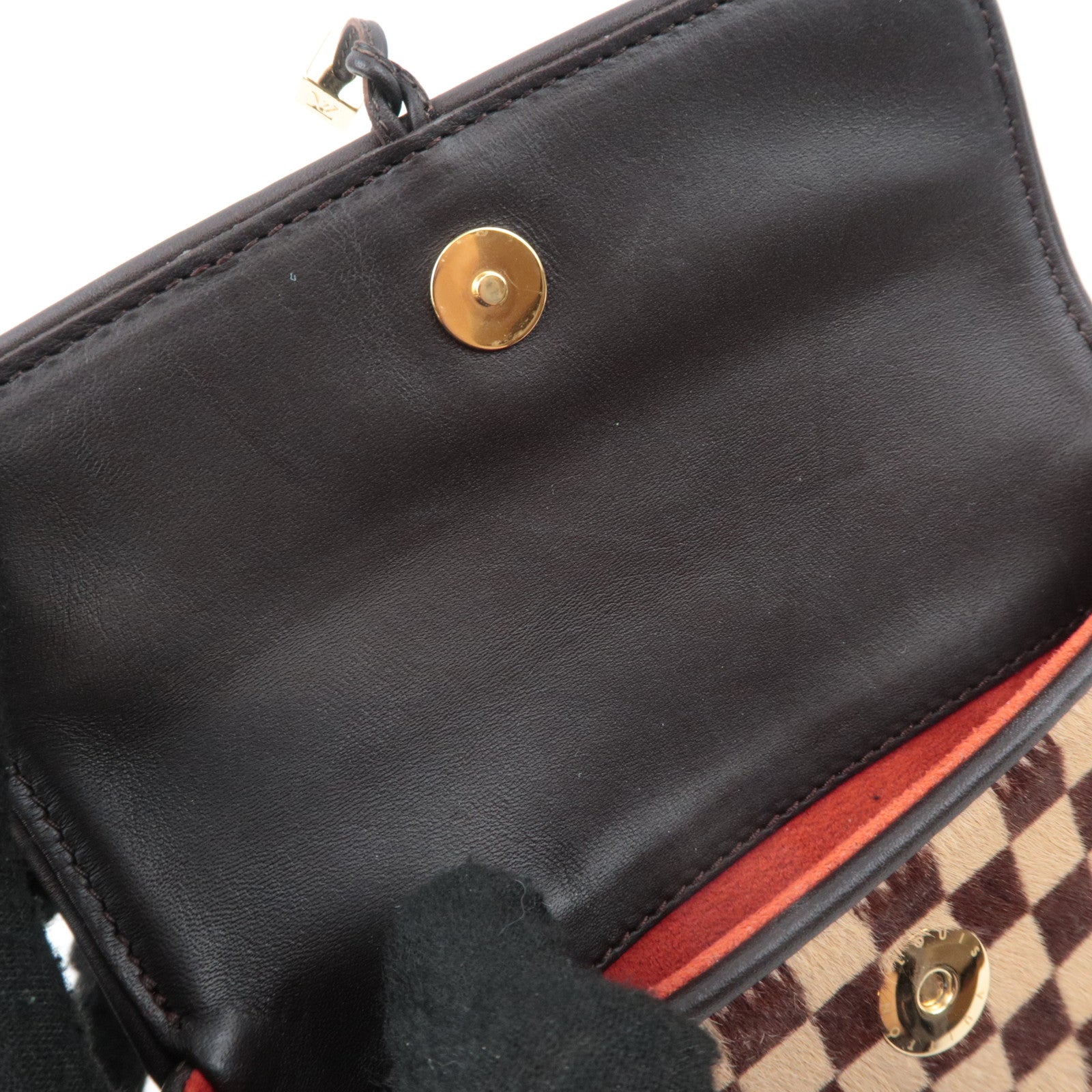 Louis Vuitton Damier Sauvage Gazelle Calf Hair Shoulder Bag M92130