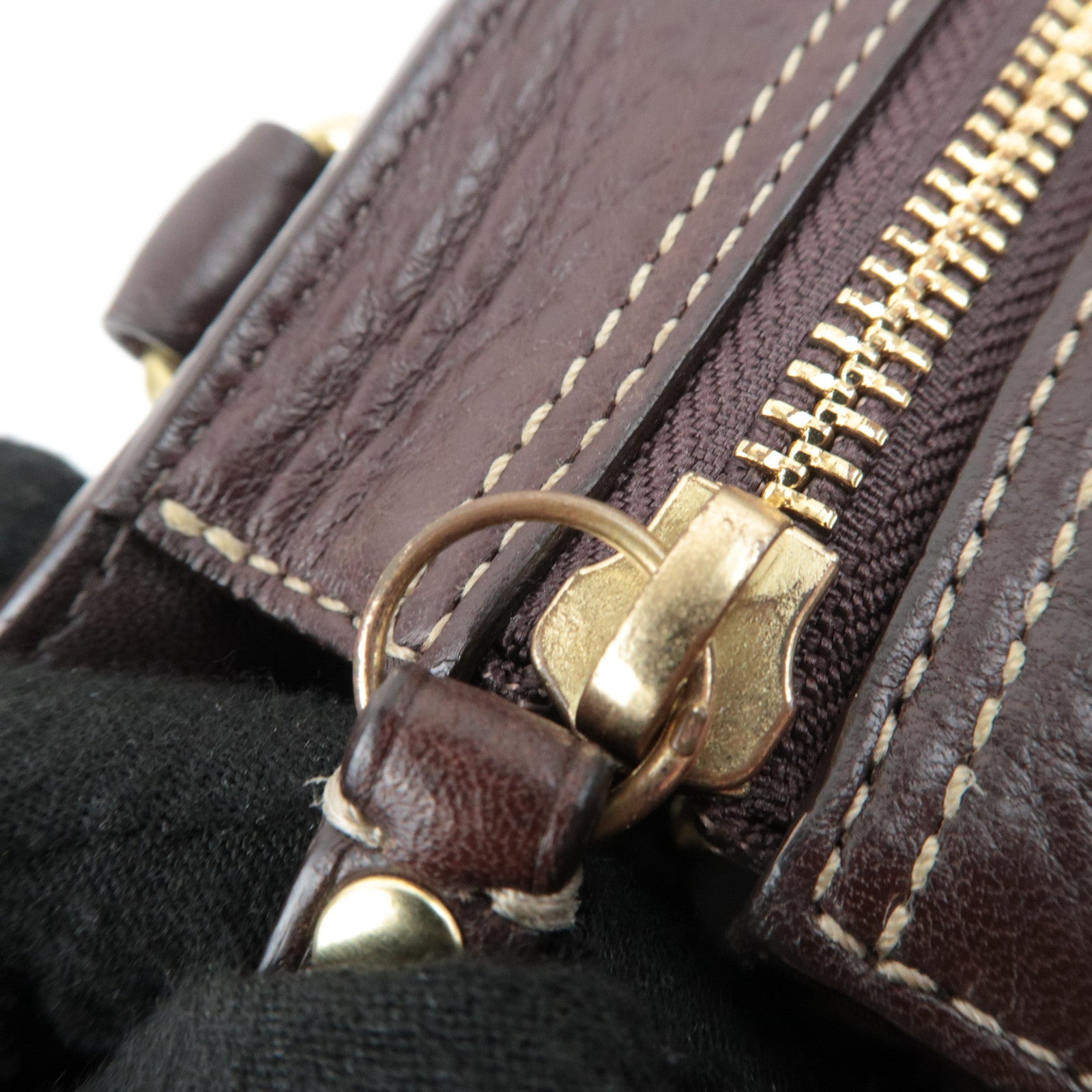 COACH Leather Shoulder Bag Brown 10212