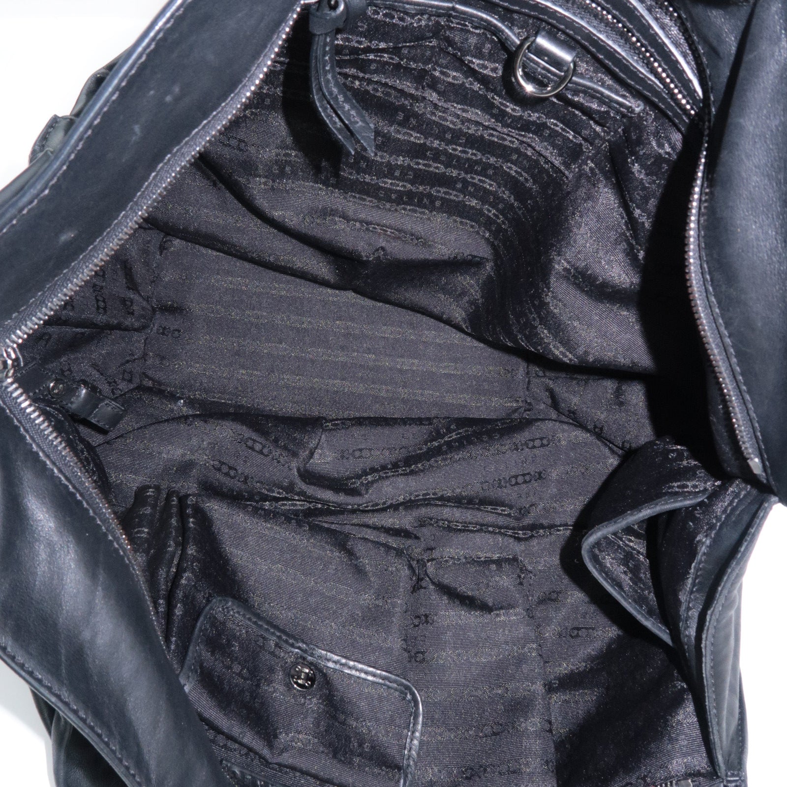 CELINE Bittersweet Leather Shoulder Bag Black